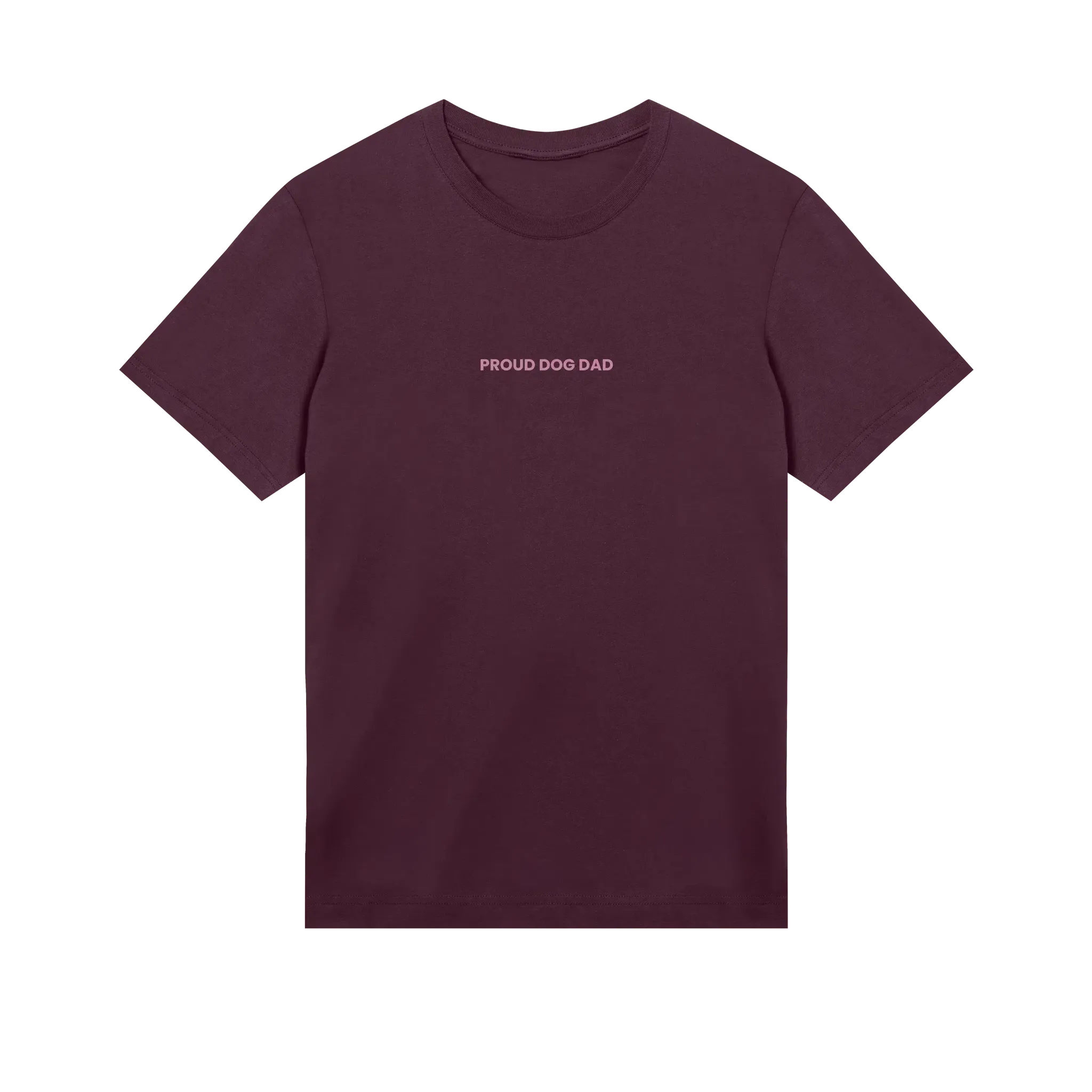The Dog Dad® Proud Dog Dad T-Shirt - Dog Dad t-shirt in #color_maroon