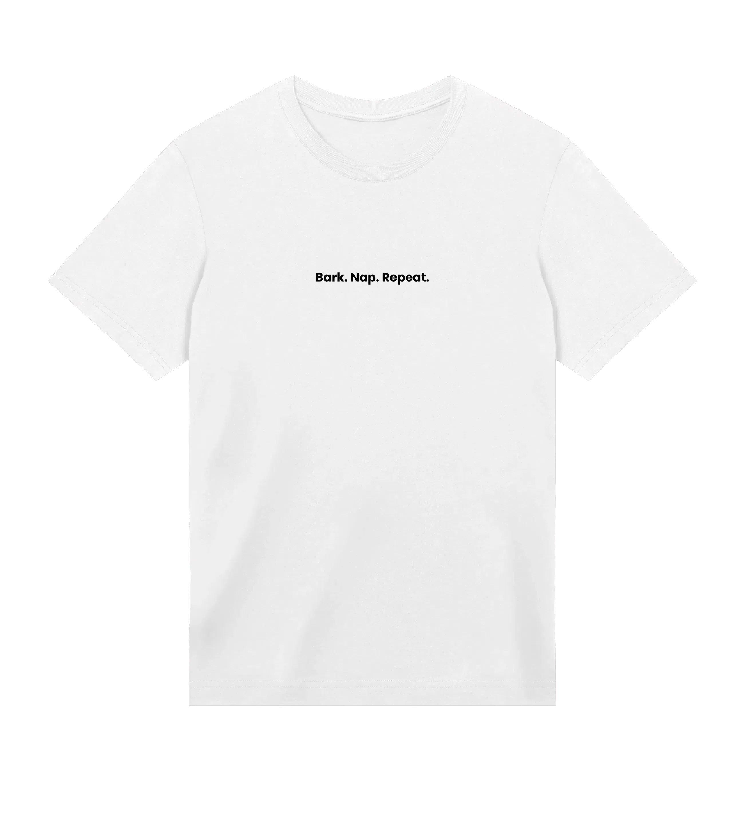 The Dog Dad® Bark. Nap. Repeat. T-Shirt - Dog Dad t-shirt in #color_white