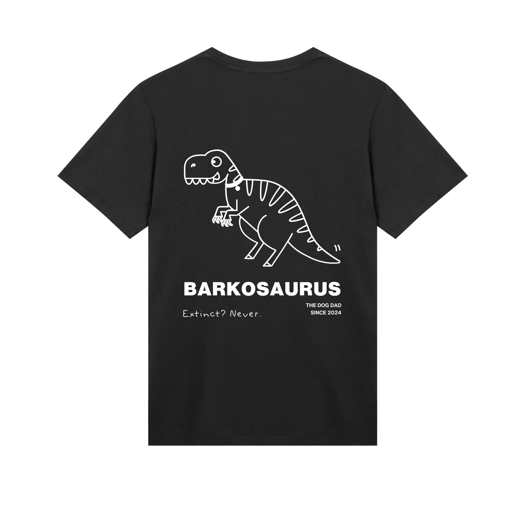 The Dog Dad® Barkosaurus T-Shirt - Men's t-shirt in #color_black