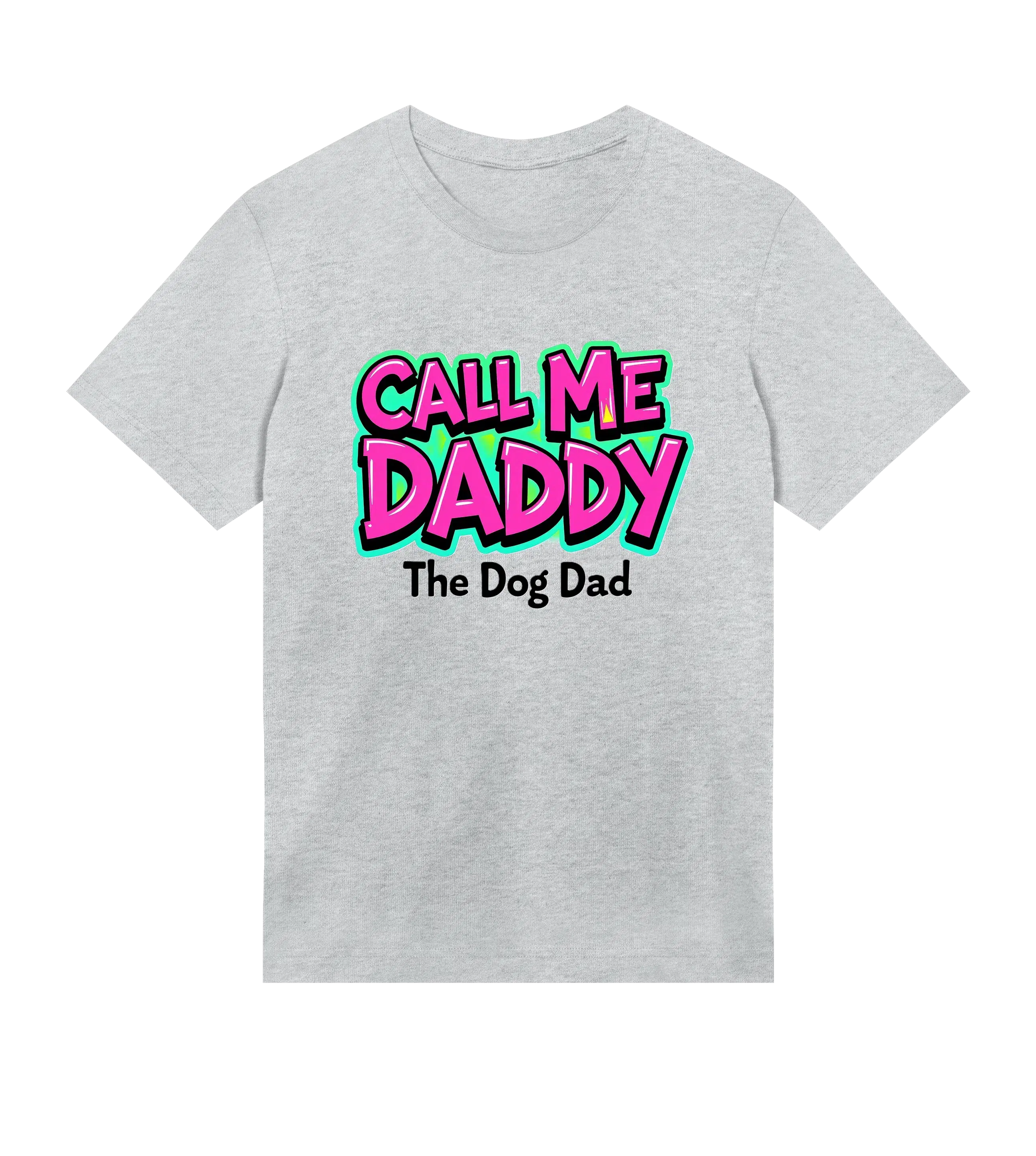 Call Me Daddy T-Shirt - Dog Dad t-shirt - THE DOG DAD - #color_grey_melange