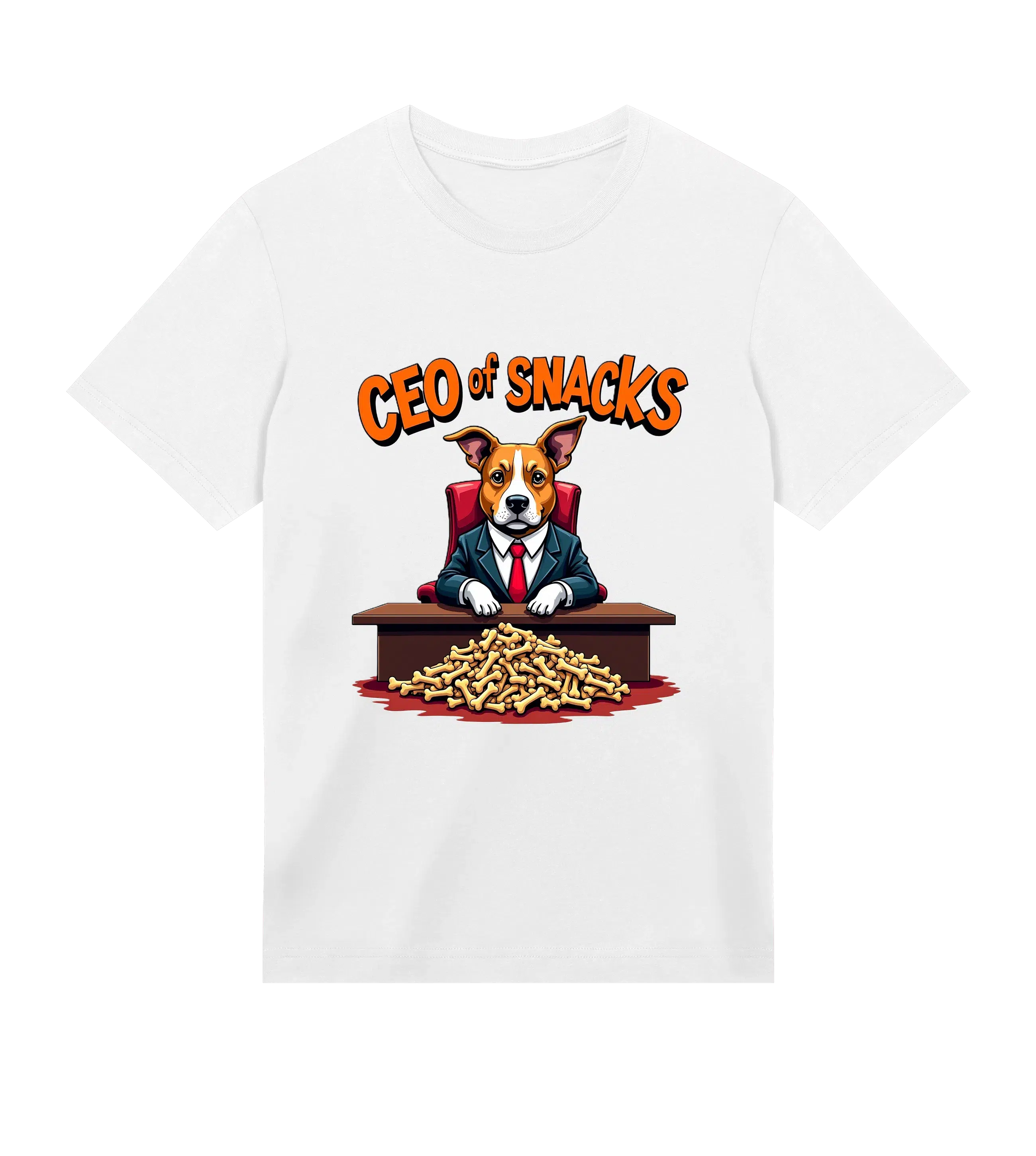 CEO T-Shirt - Dog Dad t-shirt - THE DOG DAD - #color_white