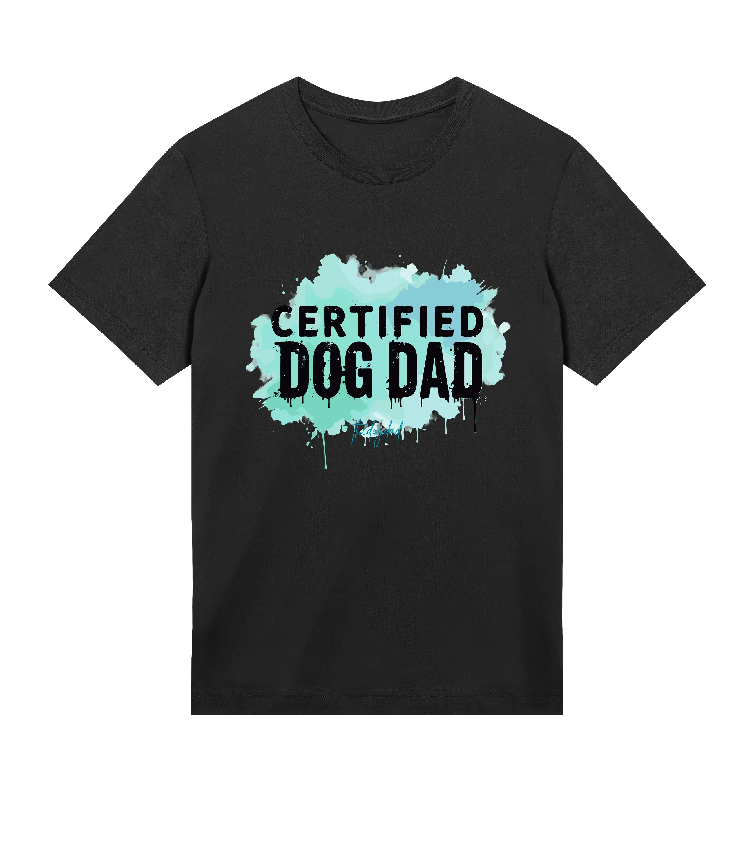 Certified T-Shirt - Dog Dad t-shirt - THE DOG DAD - #color_black