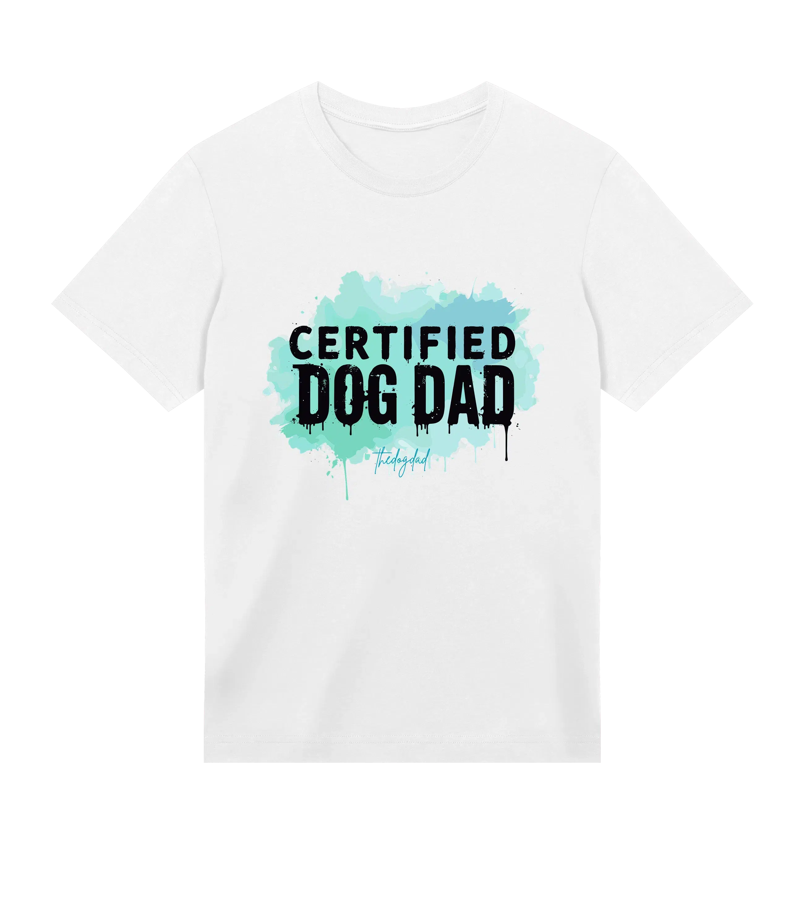 Certified T-Shirt - Dog Dad t-shirt - THE DOG DAD - #color_white