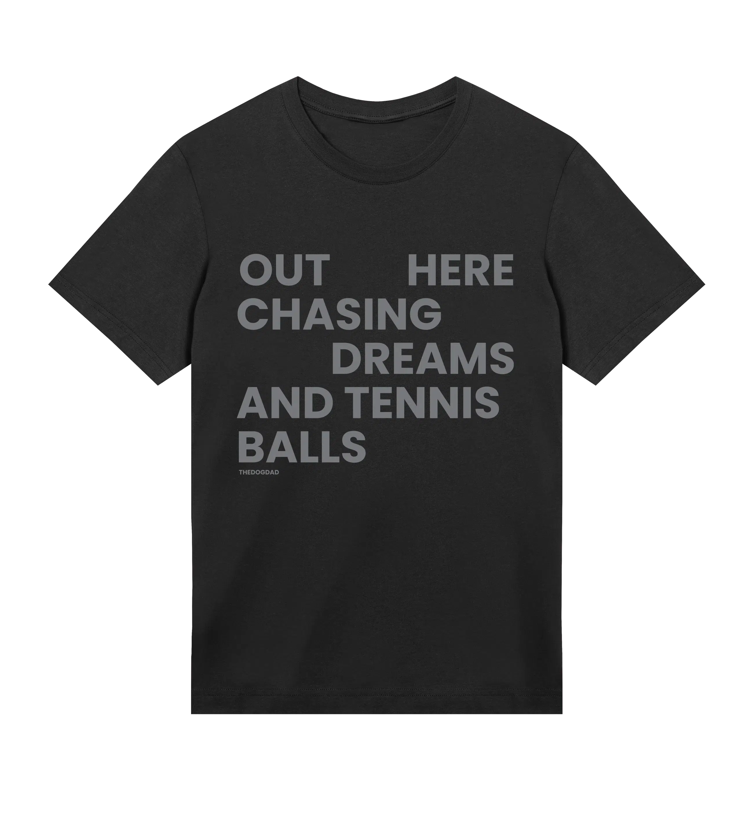 Chasing Dreams T-Shirt - Dog Dad t-shirt - THE DOG DAD - #color_black