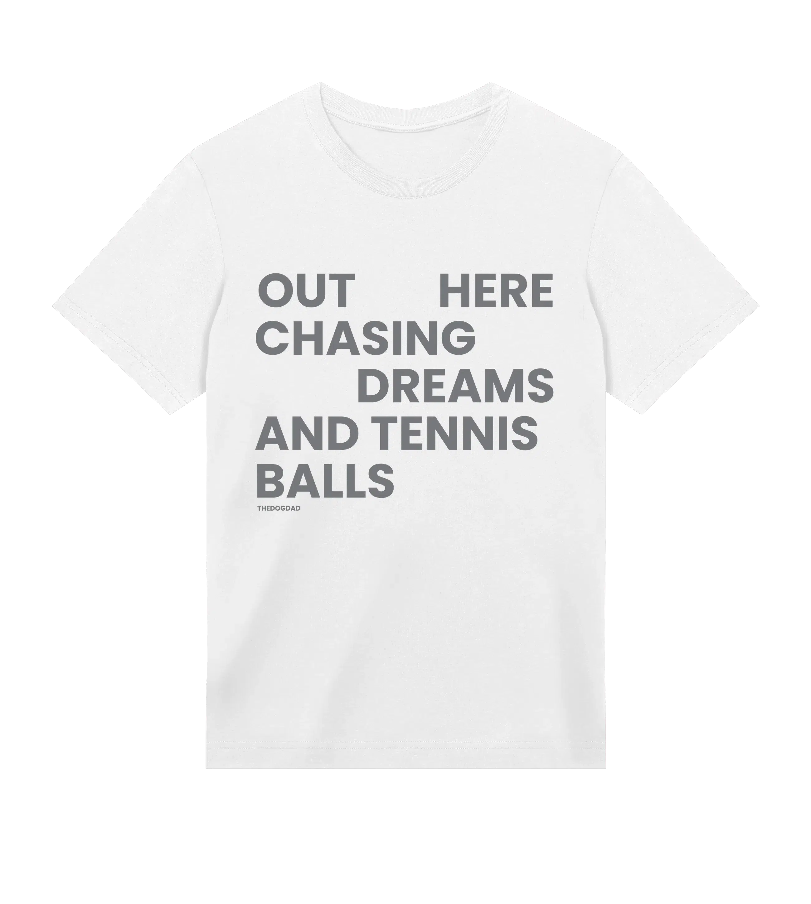 Chasing Dreams T-Shirt - Dog Dad t-shirt - THE DOG DAD - #color_white