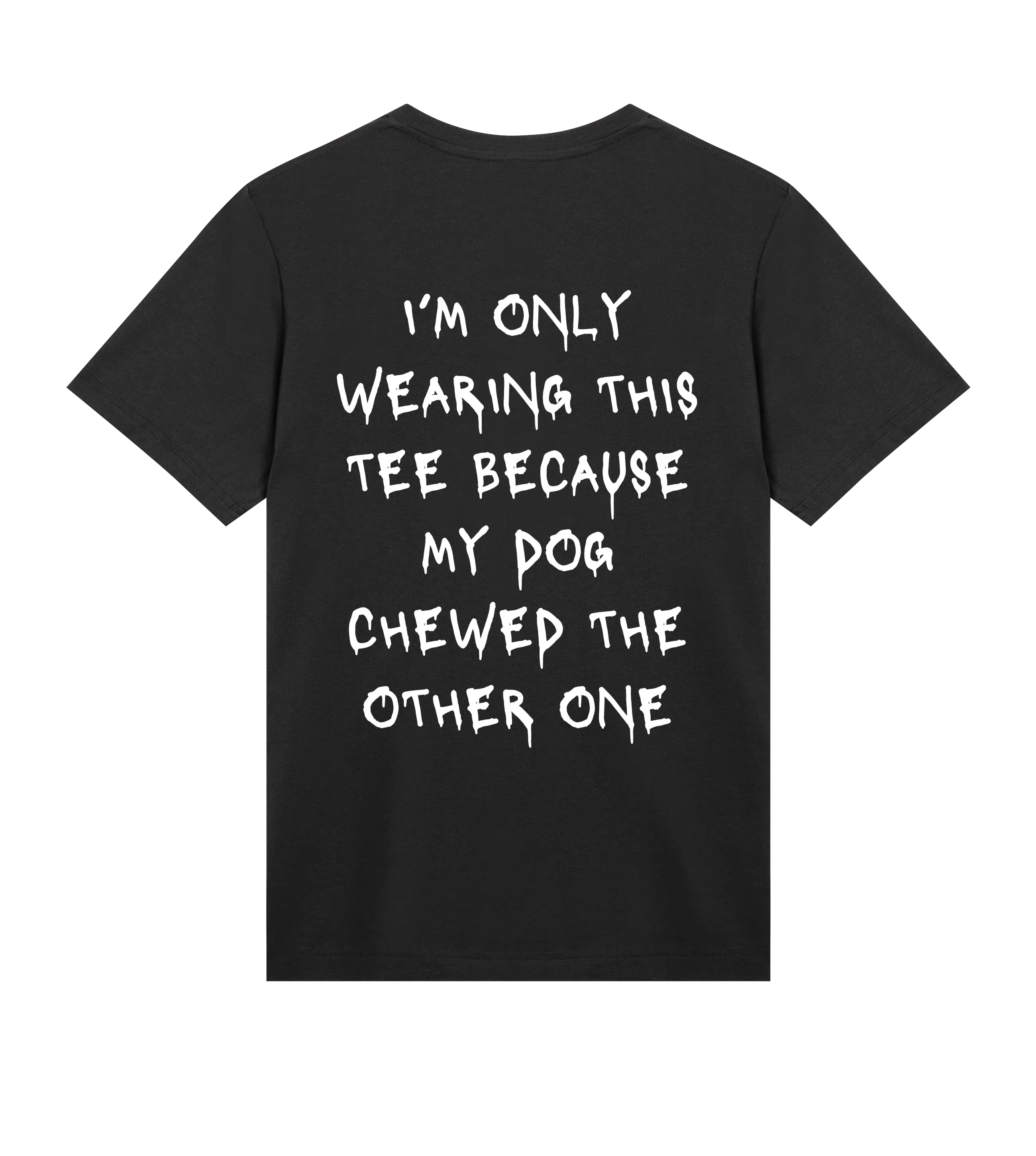 Chewed My T-Shirt - Dog Dad t-shirt - THE DOG DAD - #color_black