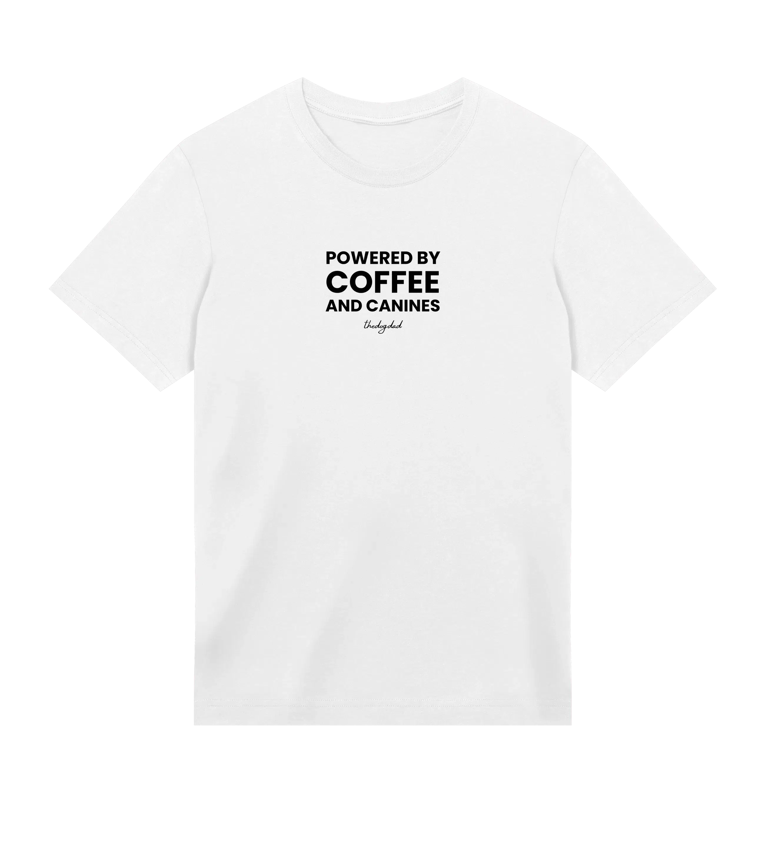 Coffee And Canines T-Shirt - Dog Dad t-shirt - THE DOG DAD - #color_white