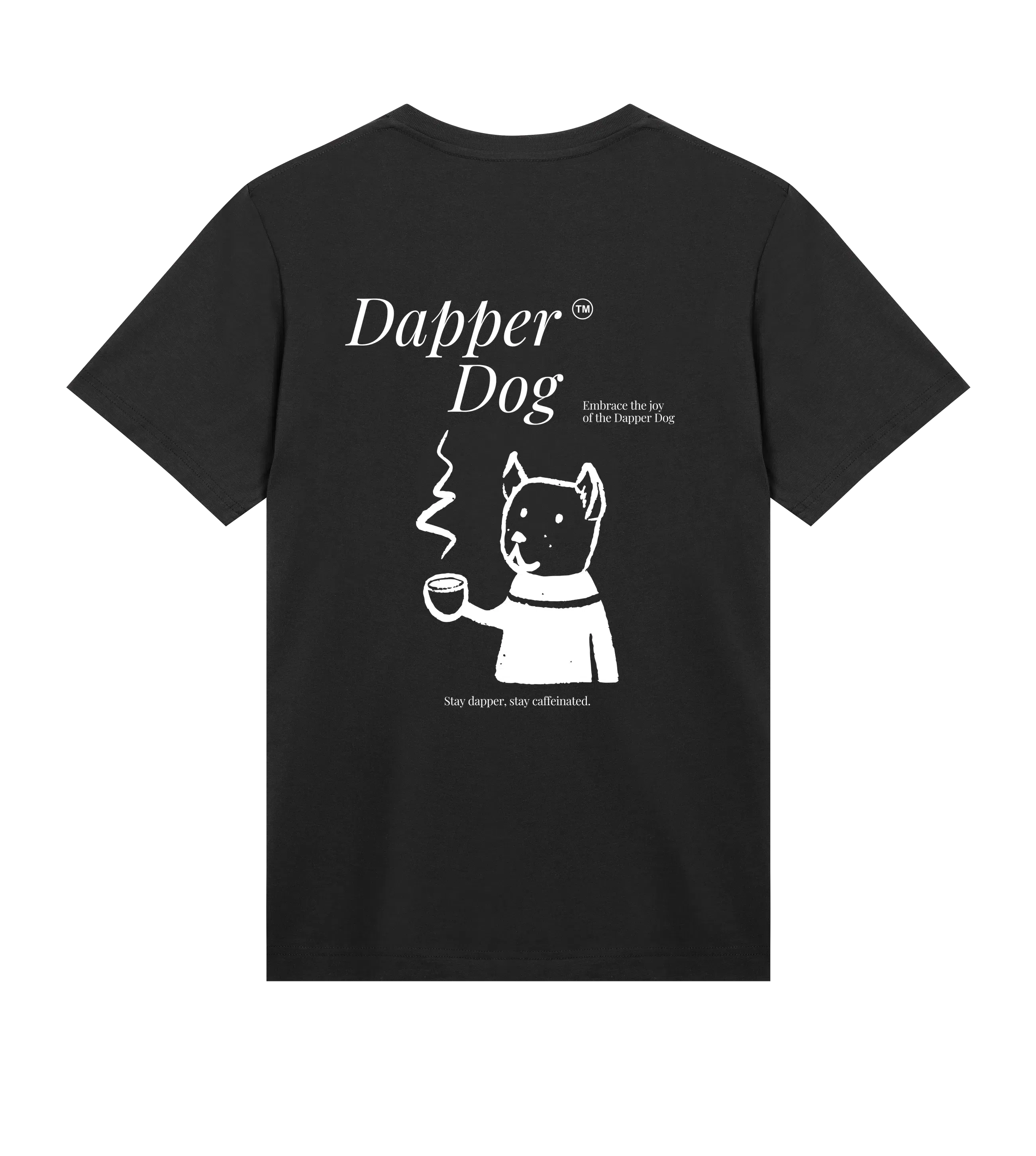 The Dog Dad® Dapper Dog T-Shirt - Men's t-shirt in #color_black