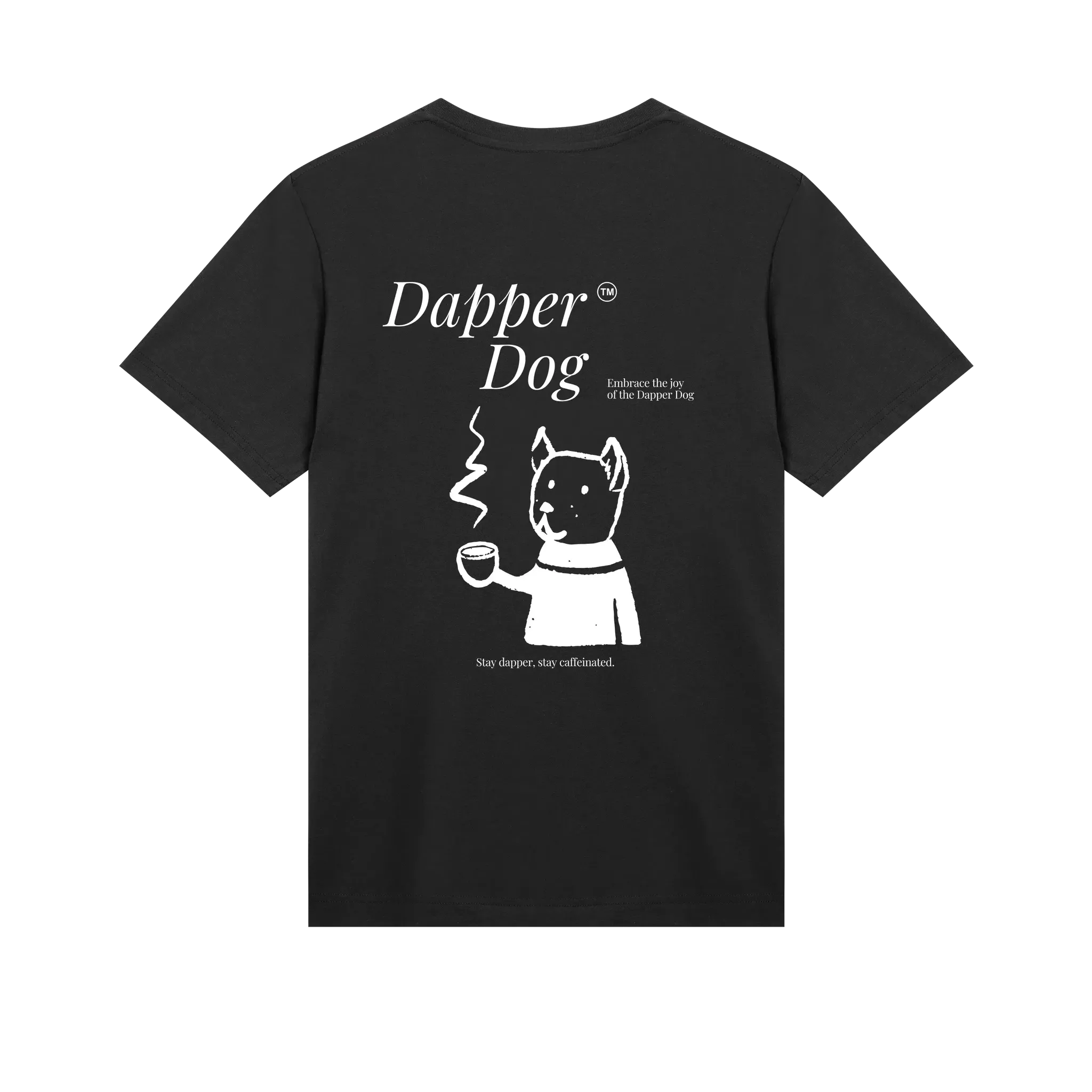 The Dog Dad® Dapper Dog T-Shirt - Men's t-shirt in #color_black
