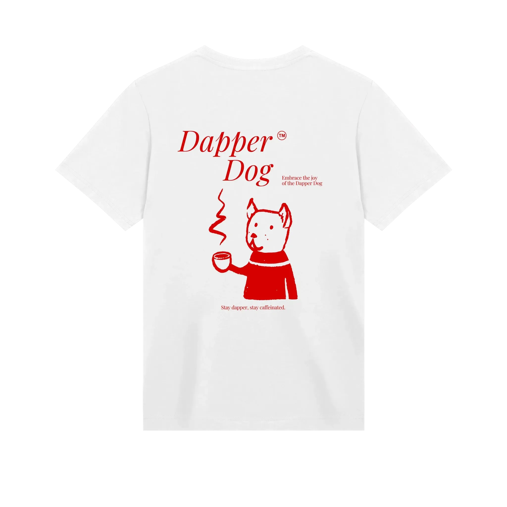 The Dog Dad® Dapper Dog T-Shirt - Men's t-shirt in #color_white