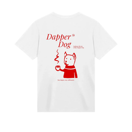 The Dog Dad® Dapper Dog T-Shirt - Men's t-shirt in #color_white