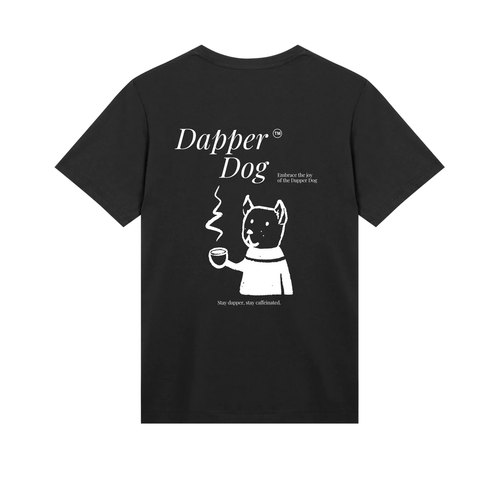 The Dog Dad® Dapper Dog T-Shirt - Men's t-shirt in #color_black