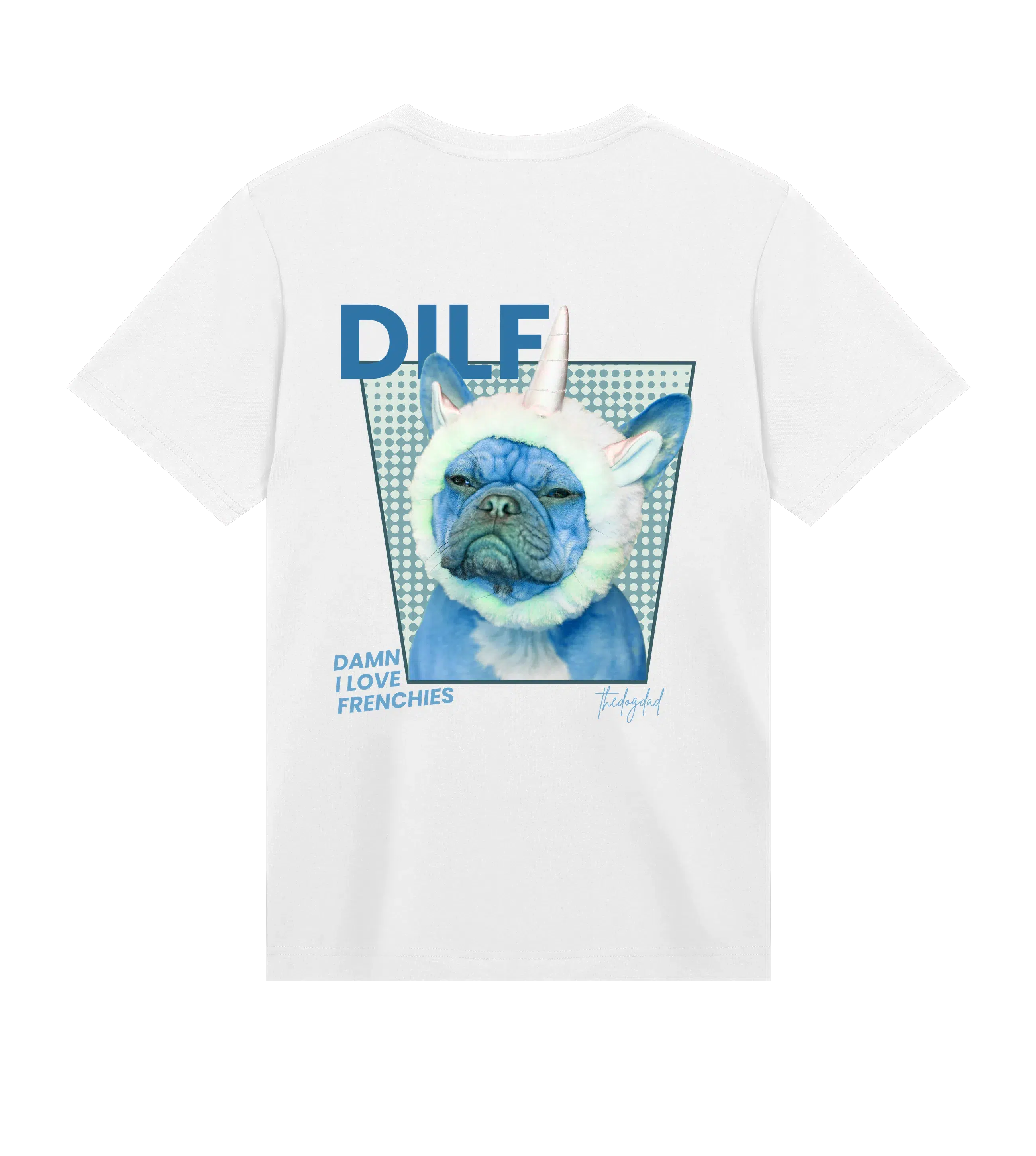 DILF T-Shirt - Dog Dad t-shirt - THE DOG DAD - #color_white