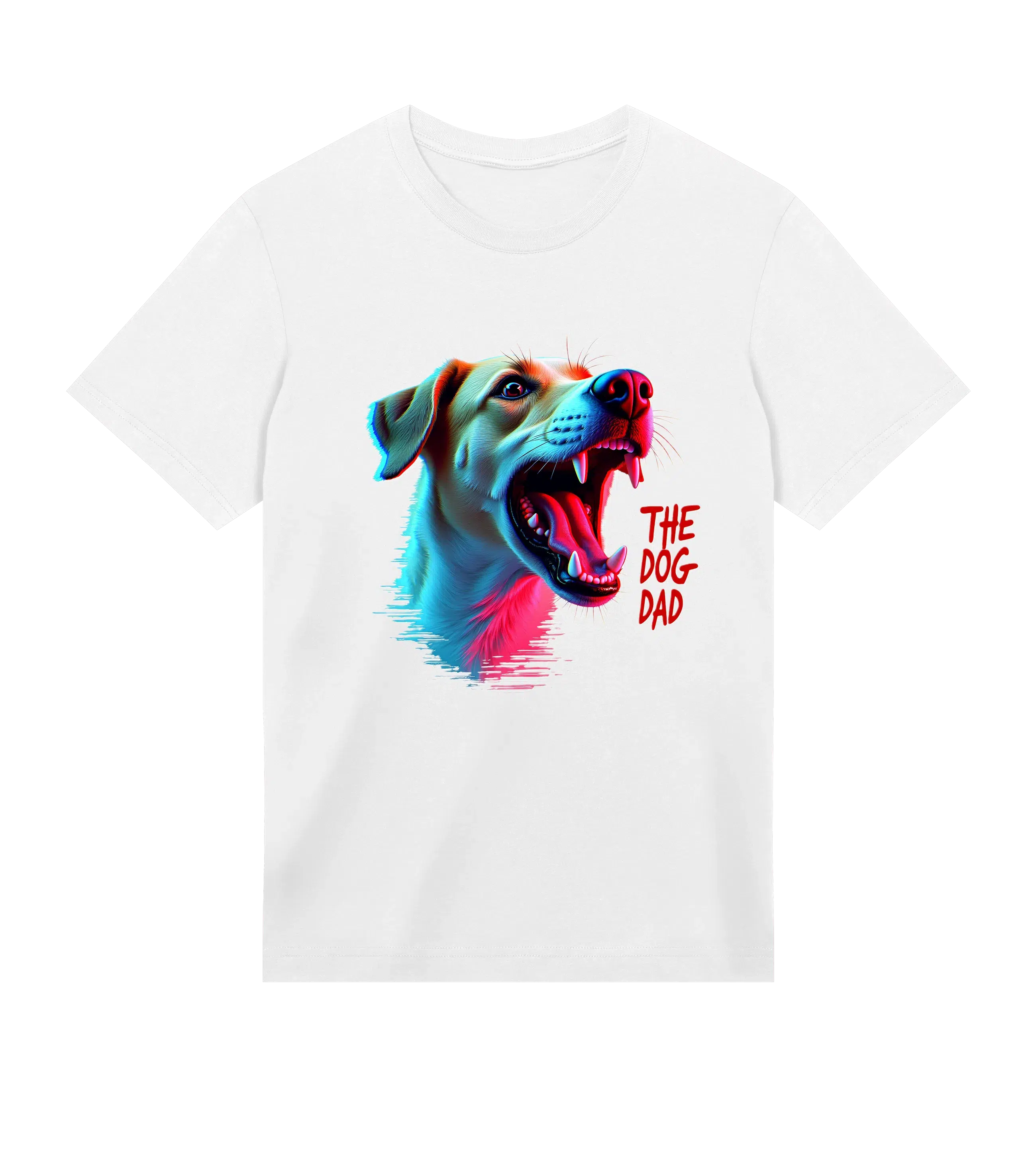 Distort T-Shirt - Dog Dad t-shirt - THE DOG DAD - #color_white