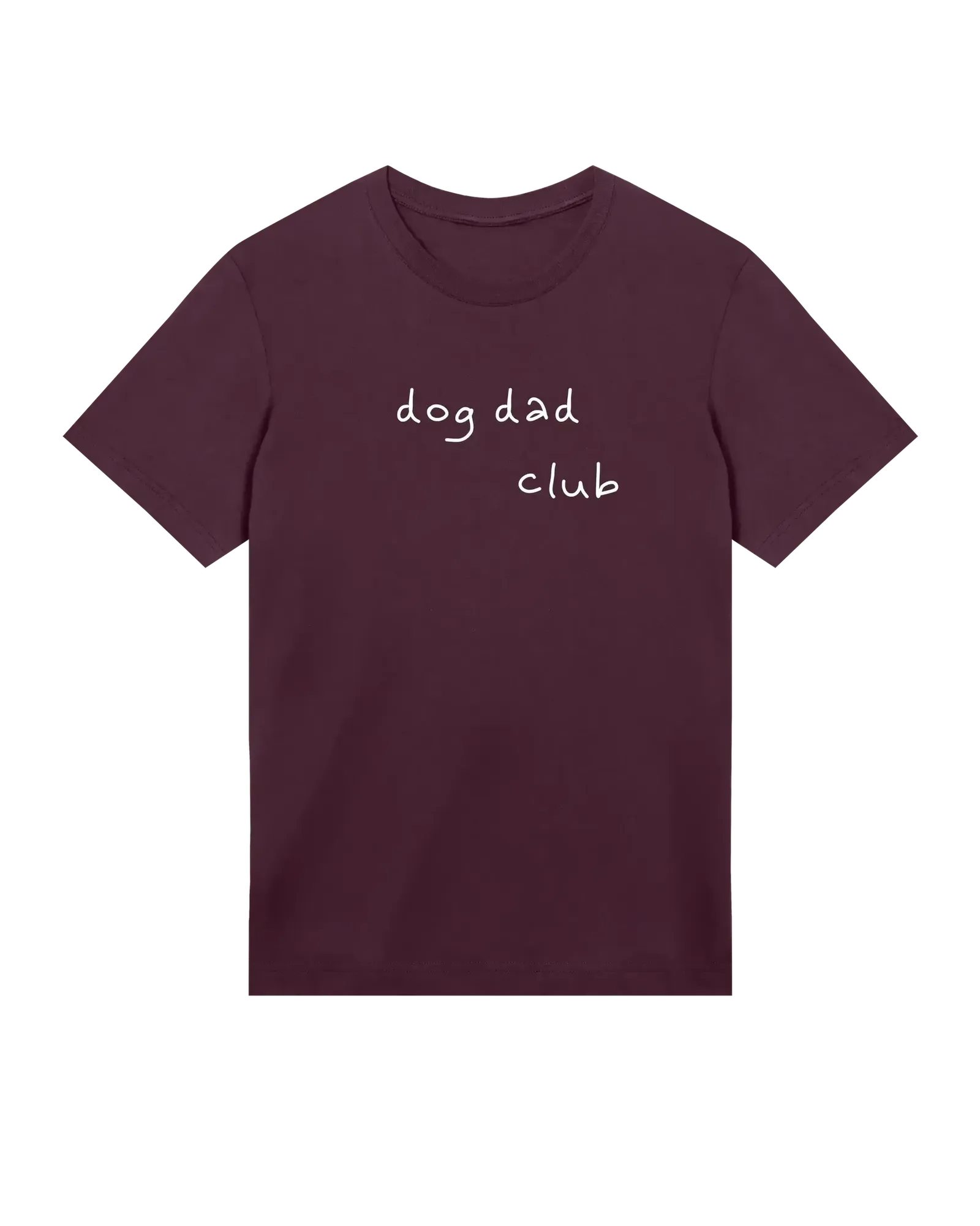 The Dog Dad® Dog Dad Club T-Shirt - Men's t-shirt in #color_maroon