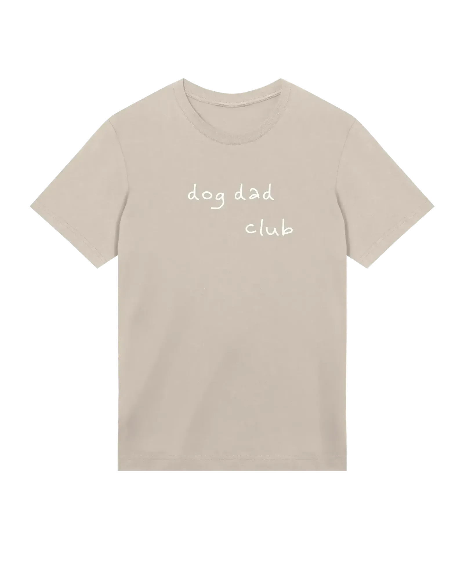 The Dog Dad® Dog Dad Club T-Shirt - Men's t-shirt in #color_sand