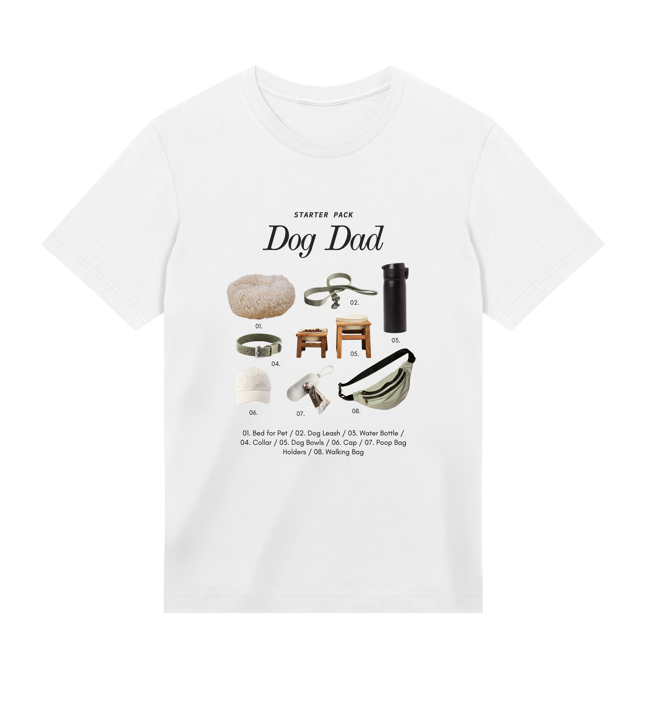 Dog Dad Starter Pack Tee