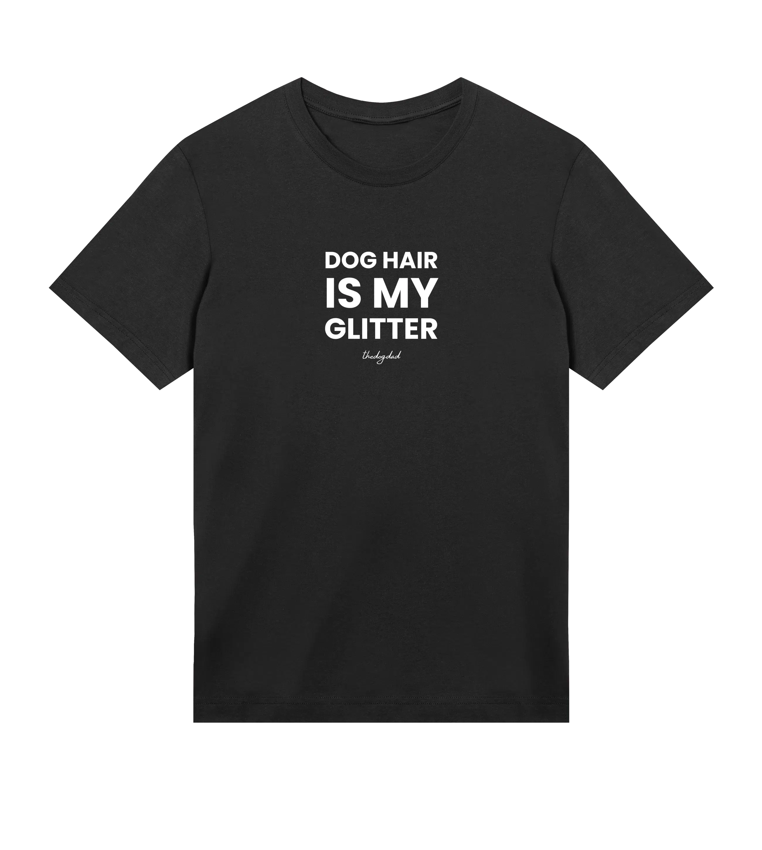 Dog Hair T-Shirt - Dog Dad t-shirt - THE DOG DAD - #color_black