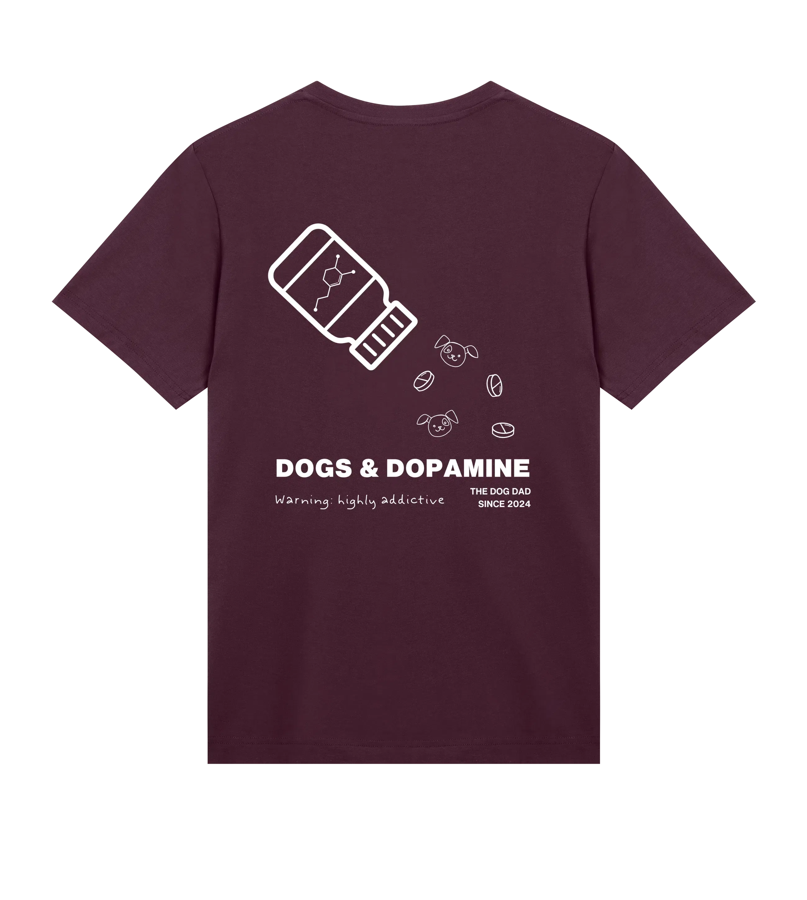 The Dog Dad® Dogs & Dopamine T-Shirt - Men's t-shirt in 