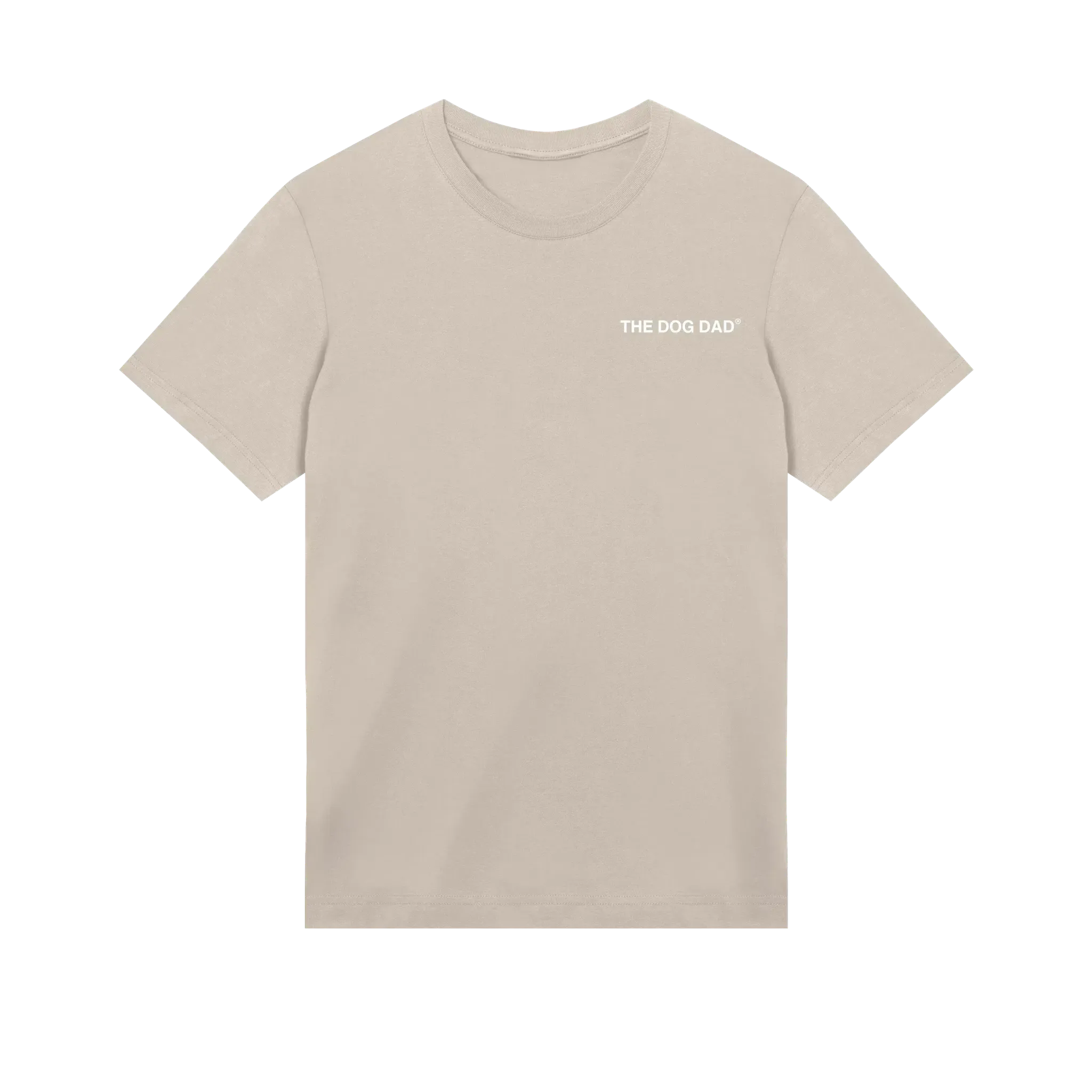 The Dog Dad® TDD Uniform T-Shirt - Dog Dad t-shirt in #color_sand