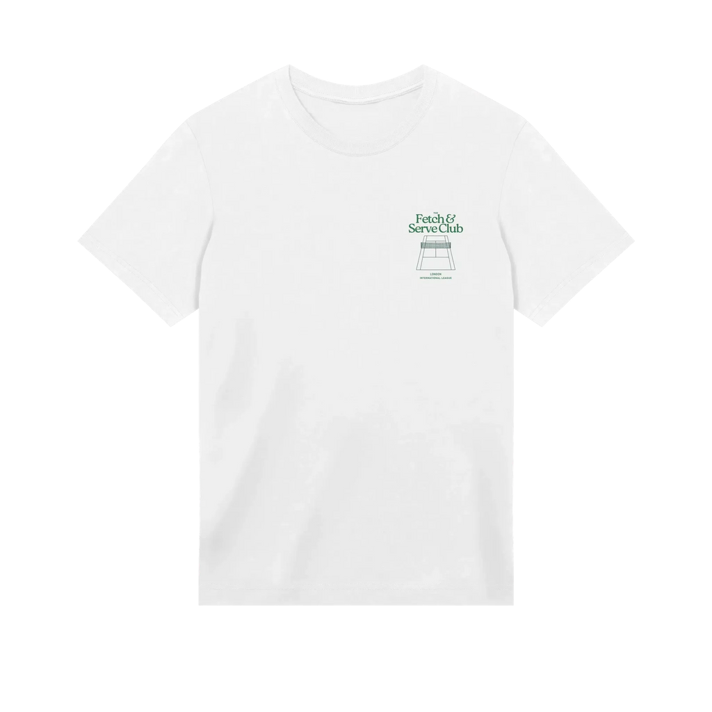The Dog Dad® Fetch & Serve T-Shirt - Dog Dad t-shirt in #color_white