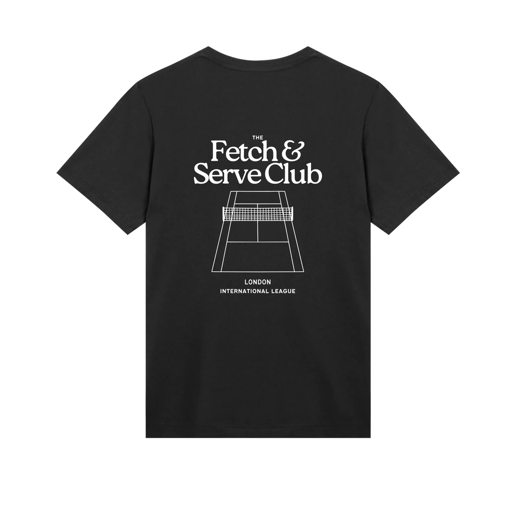 The Dog Dad® Fetch & Serve T-Shirt - Dog Dad t-shirt in #color_black