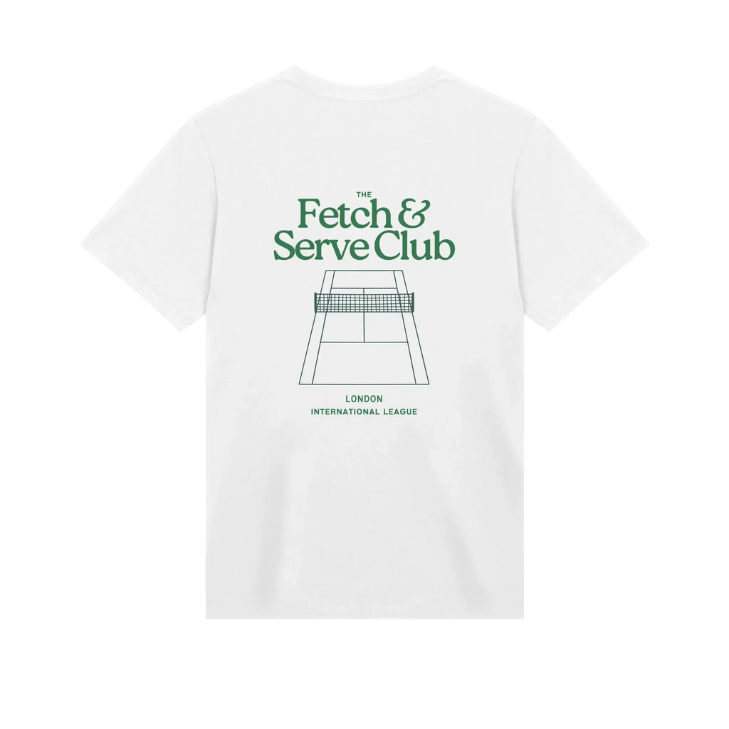 The Dog Dad® Fetch & Serve T-Shirt - Dog Dad t-shirt in #color_white