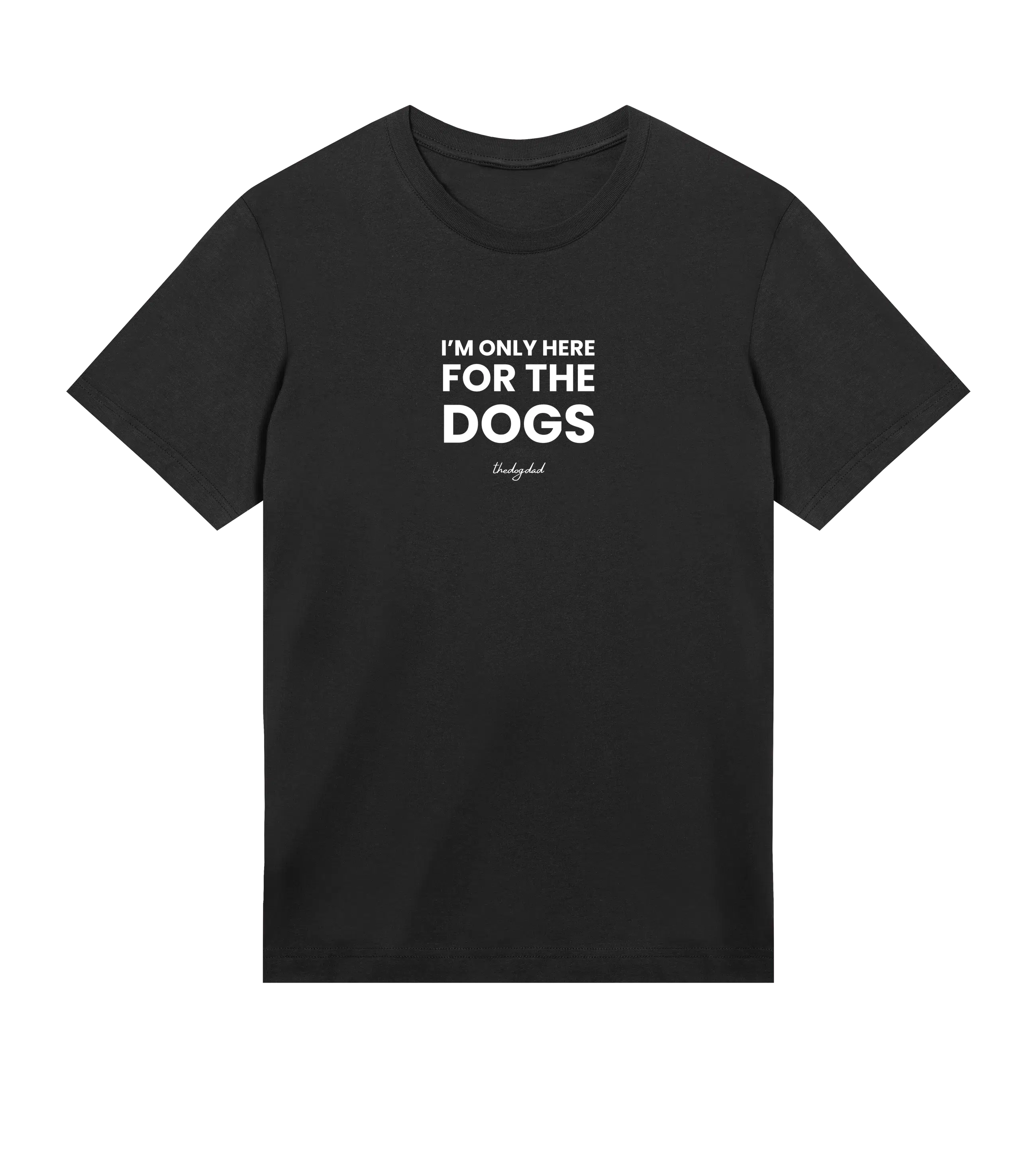 For The Dogs T-Shirt - Dog Dad t-shirt - THE DOG DAD - #color_black