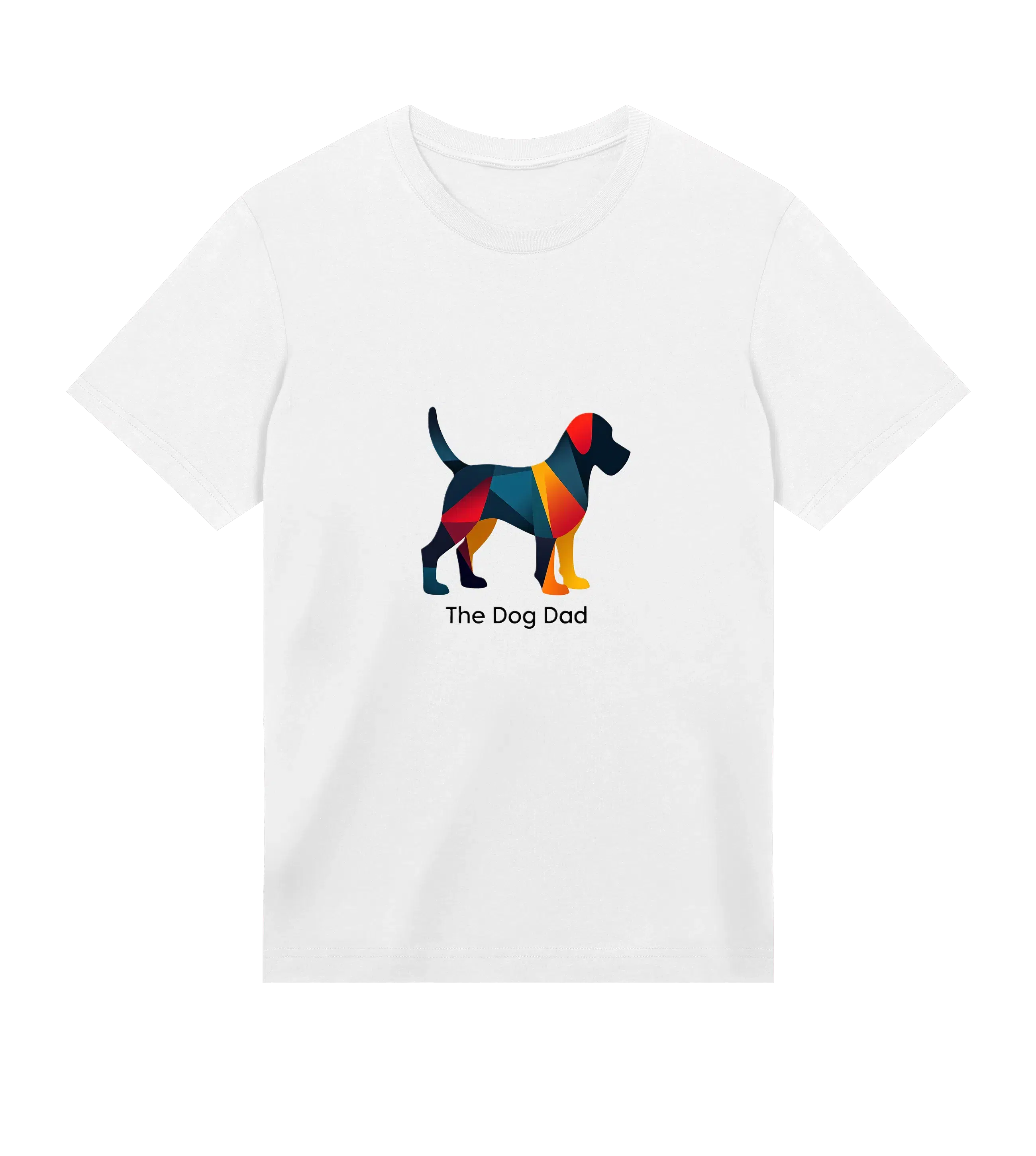 Geo T-Shirt - Dog Dad t-shirt - THE DOG DAD - #color_white