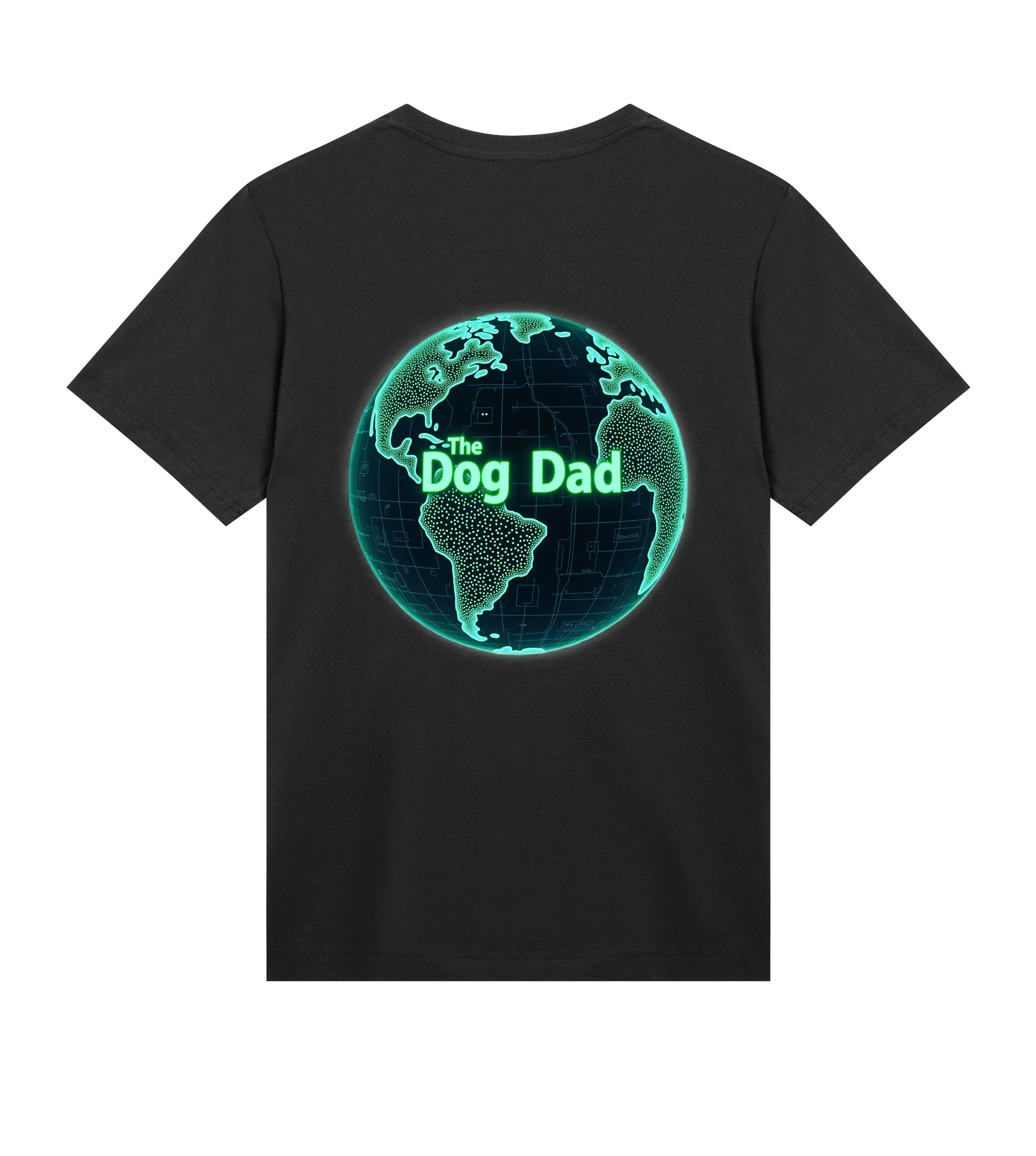 Global T-Shirt - Dog Dad t-shirt - THE DOG DAD - #color_black