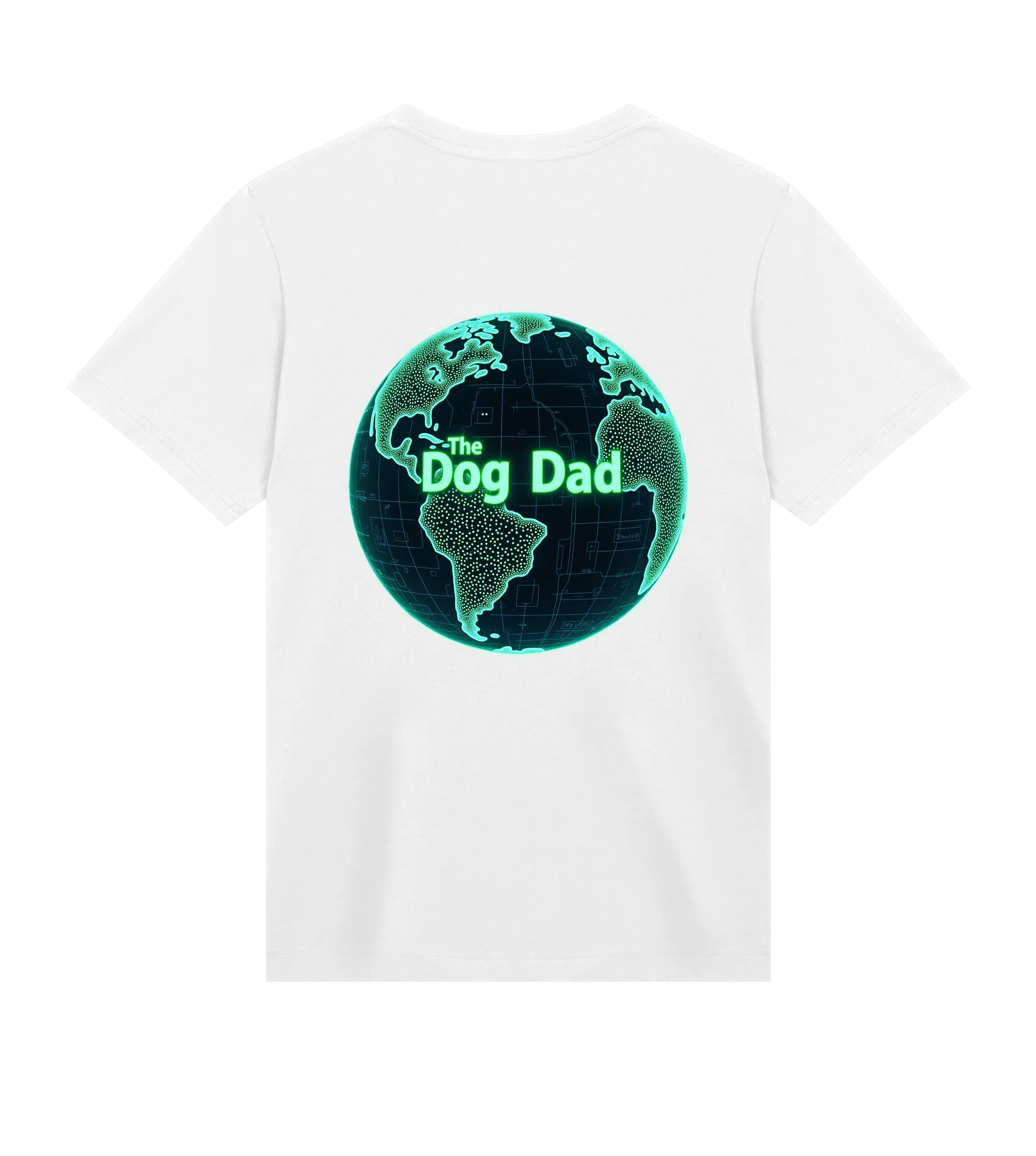 Global T-Shirt - Dog Dad t-shirt - THE DOG DAD - #color_white