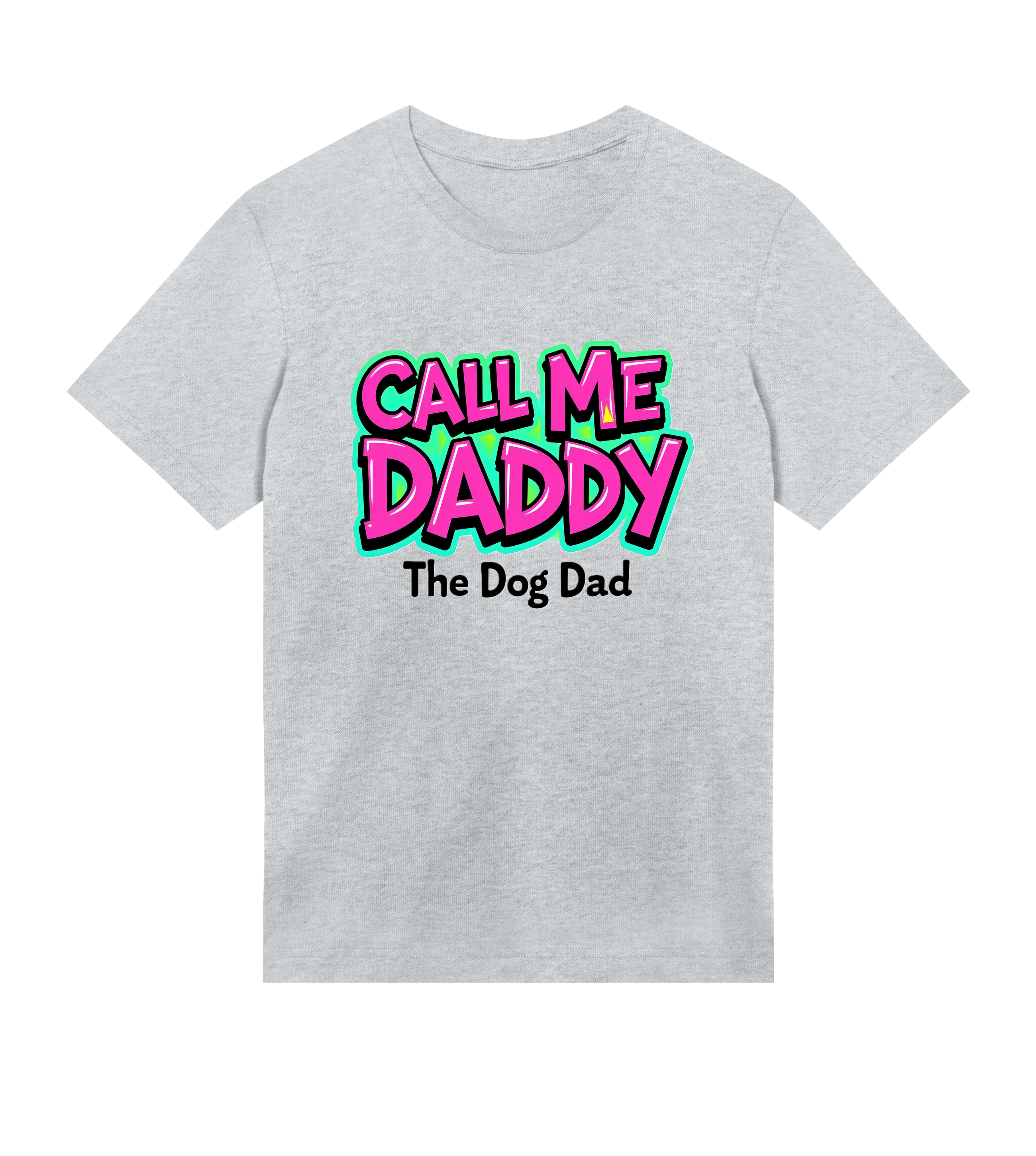 Call Me Daddy T-Shirt - Dog Dad t-shirt - THE DOG DAD - #color_grey_melange