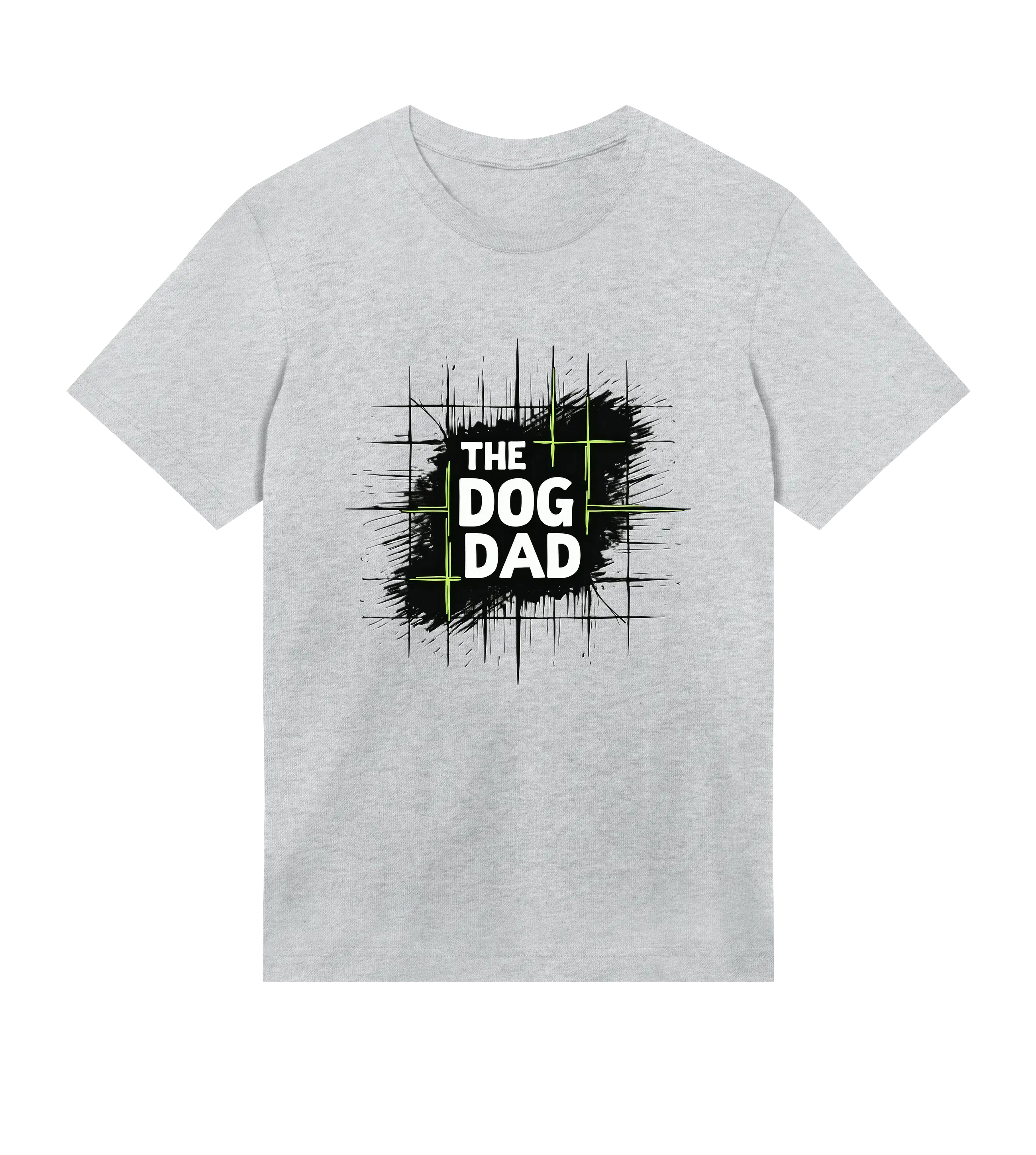 Grid T-Shirt - Dog Dad t-shirt - THE DOG DAD - #color_grey_melange