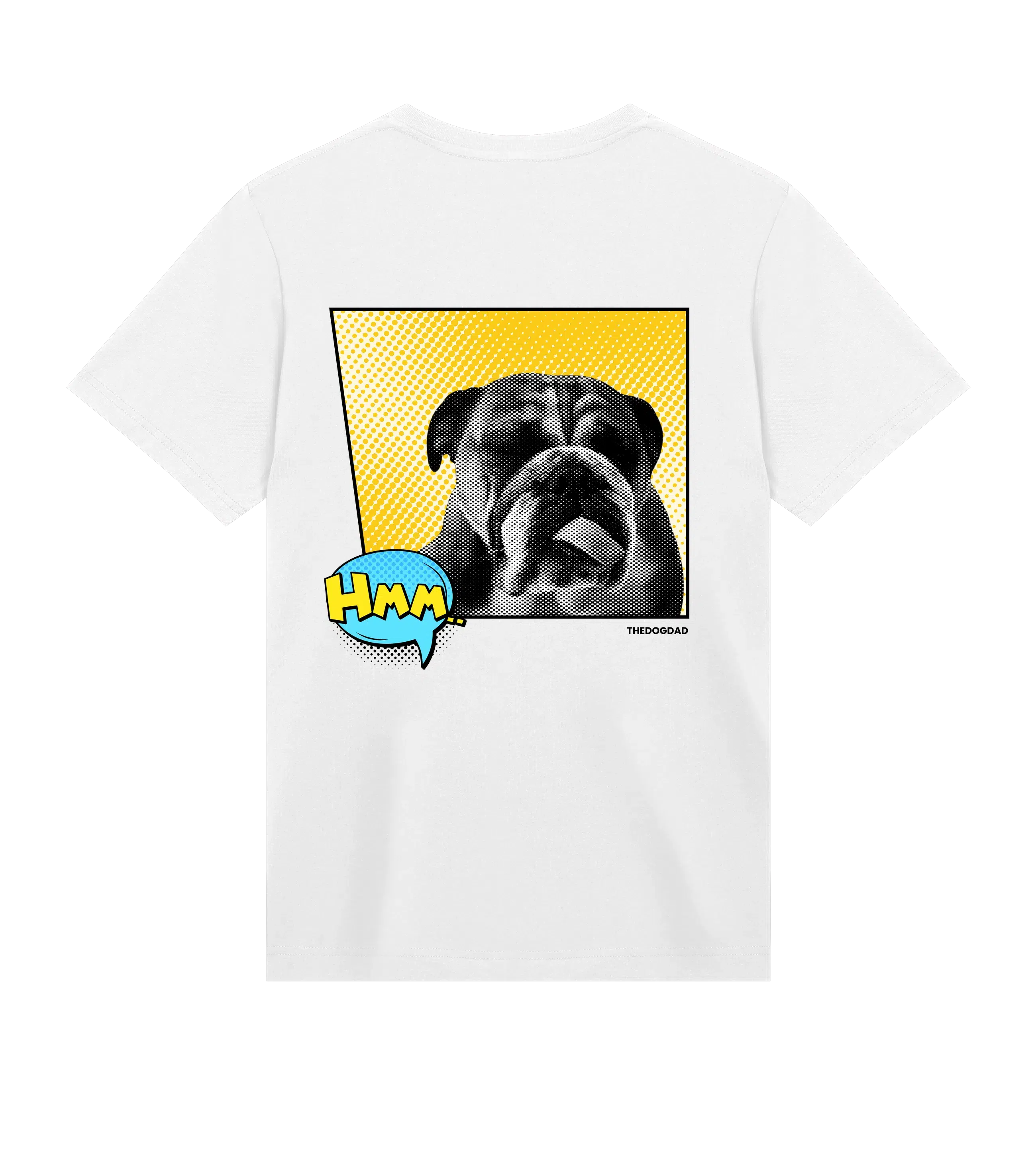 Hmm T-Shirt - Dog Dad t-shirt - THE DOG DAD - #color_white