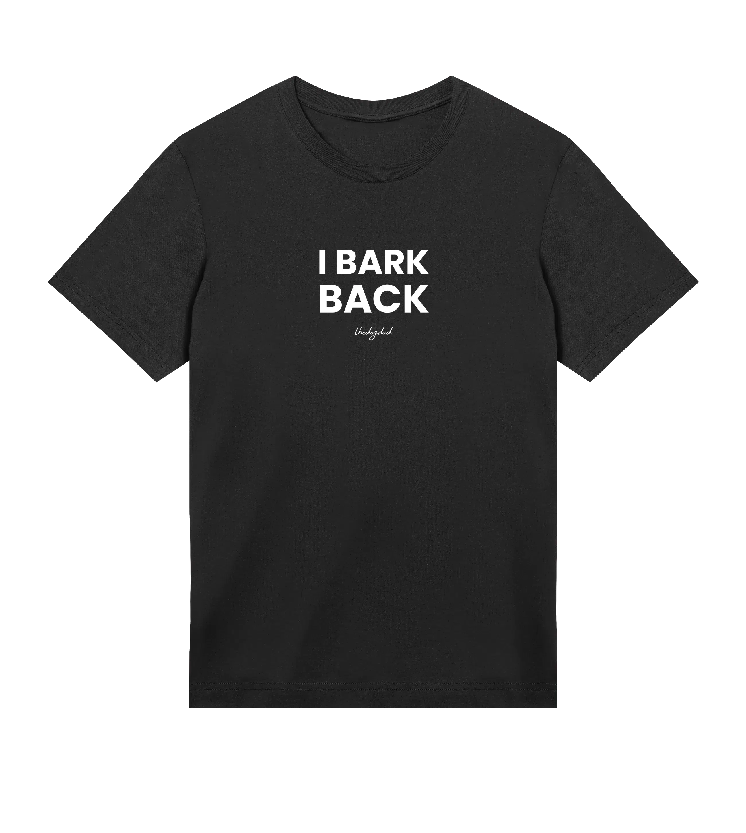 I Bark T-Shirt - Dog Dad t-shirt - THE DOG DAD - #color_black