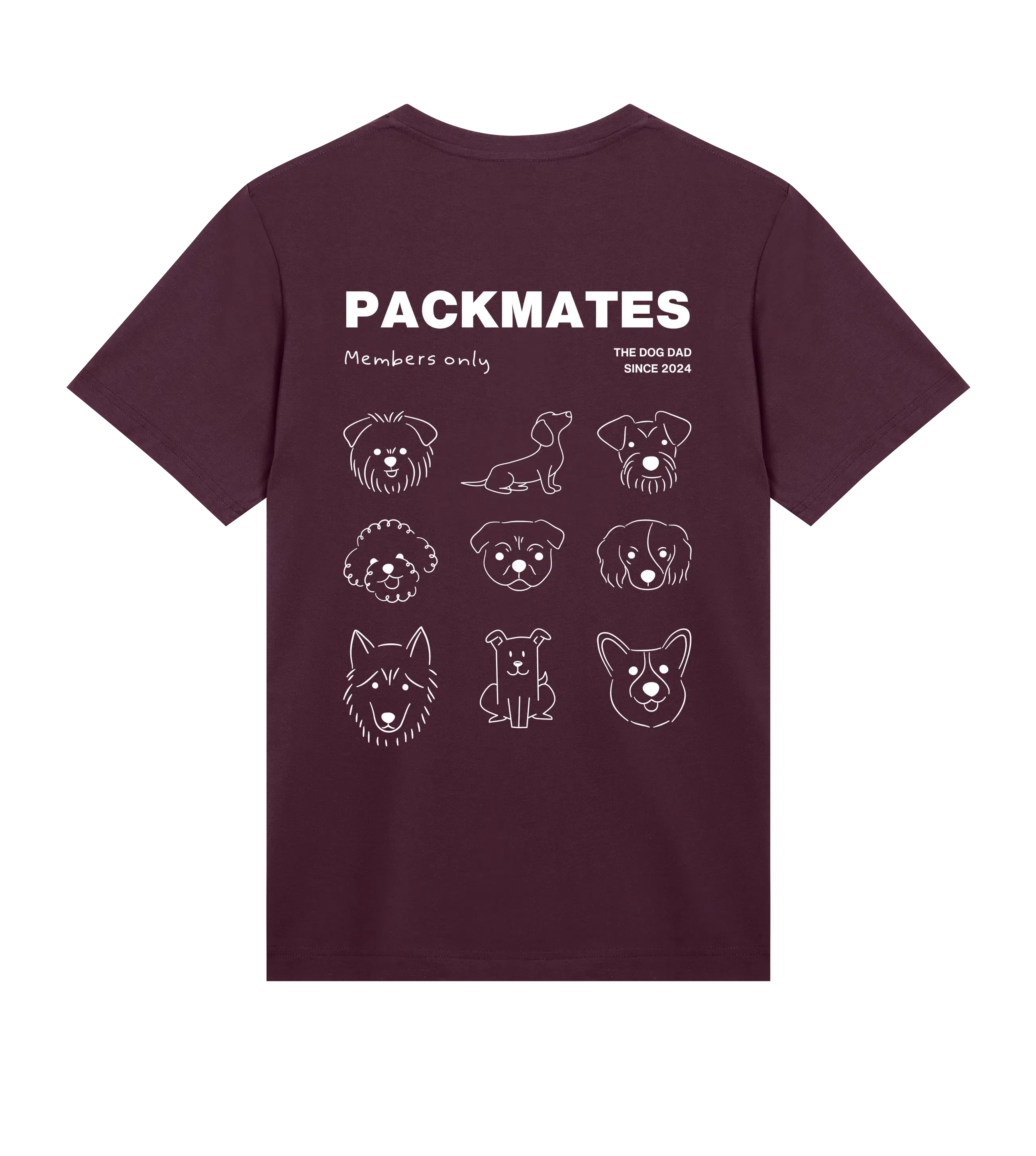 The Dog Dad® Packmates T-Shirt - Men's t-shirt in 