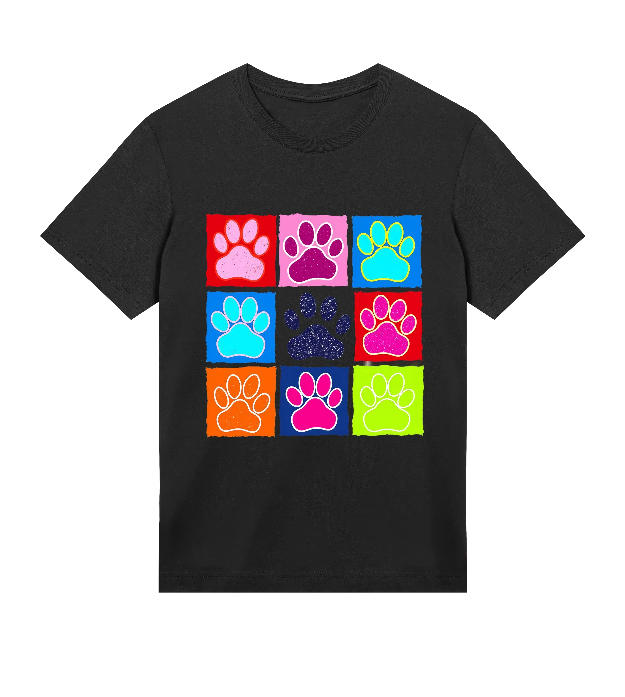 The Dog Dad® Paws 3x3 T-Shirt - Dog Dad t-shirt in 