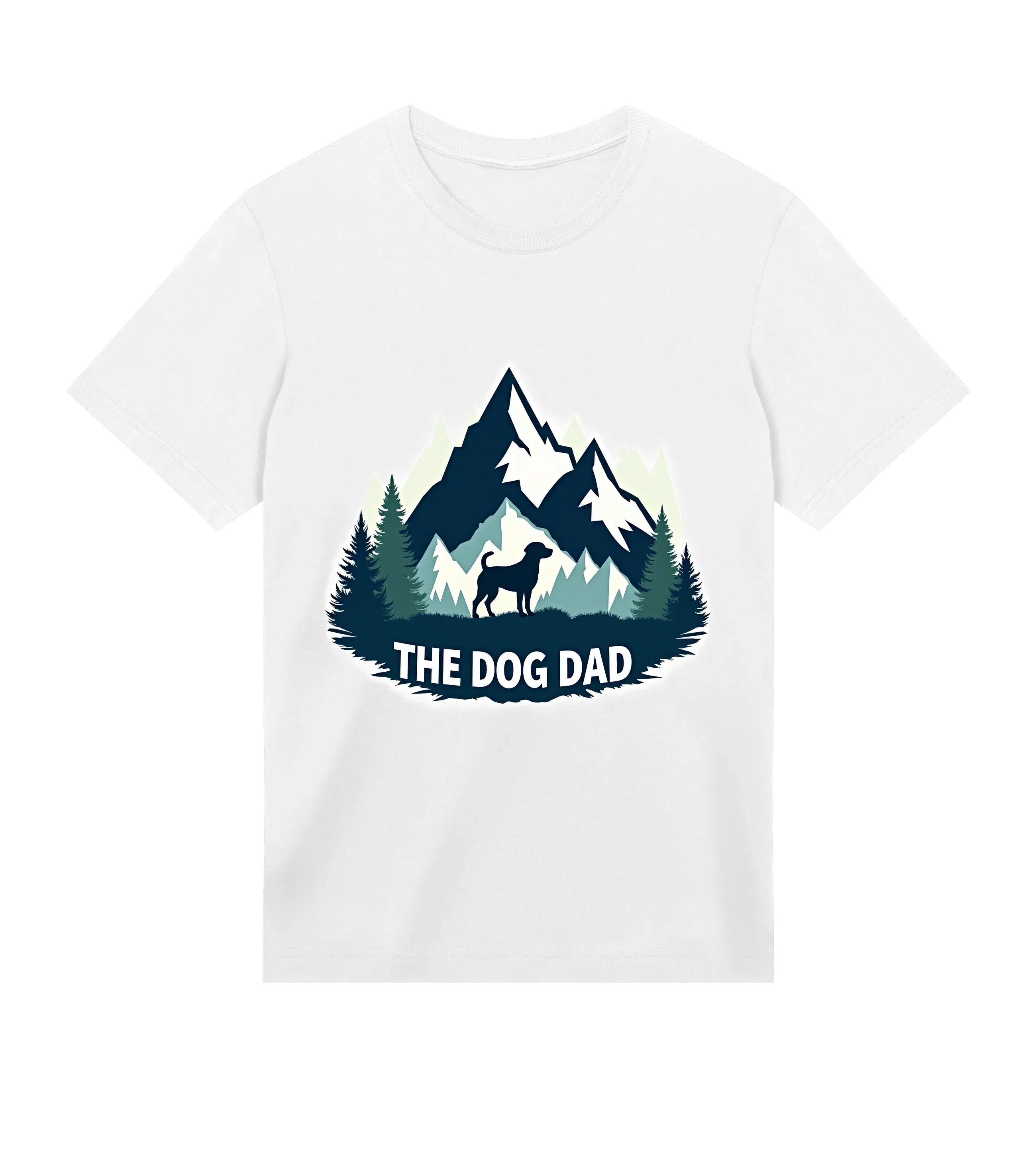 Peaks T-Shirt - Dog Dad t-shirt - THE DOG DAD - #color_white