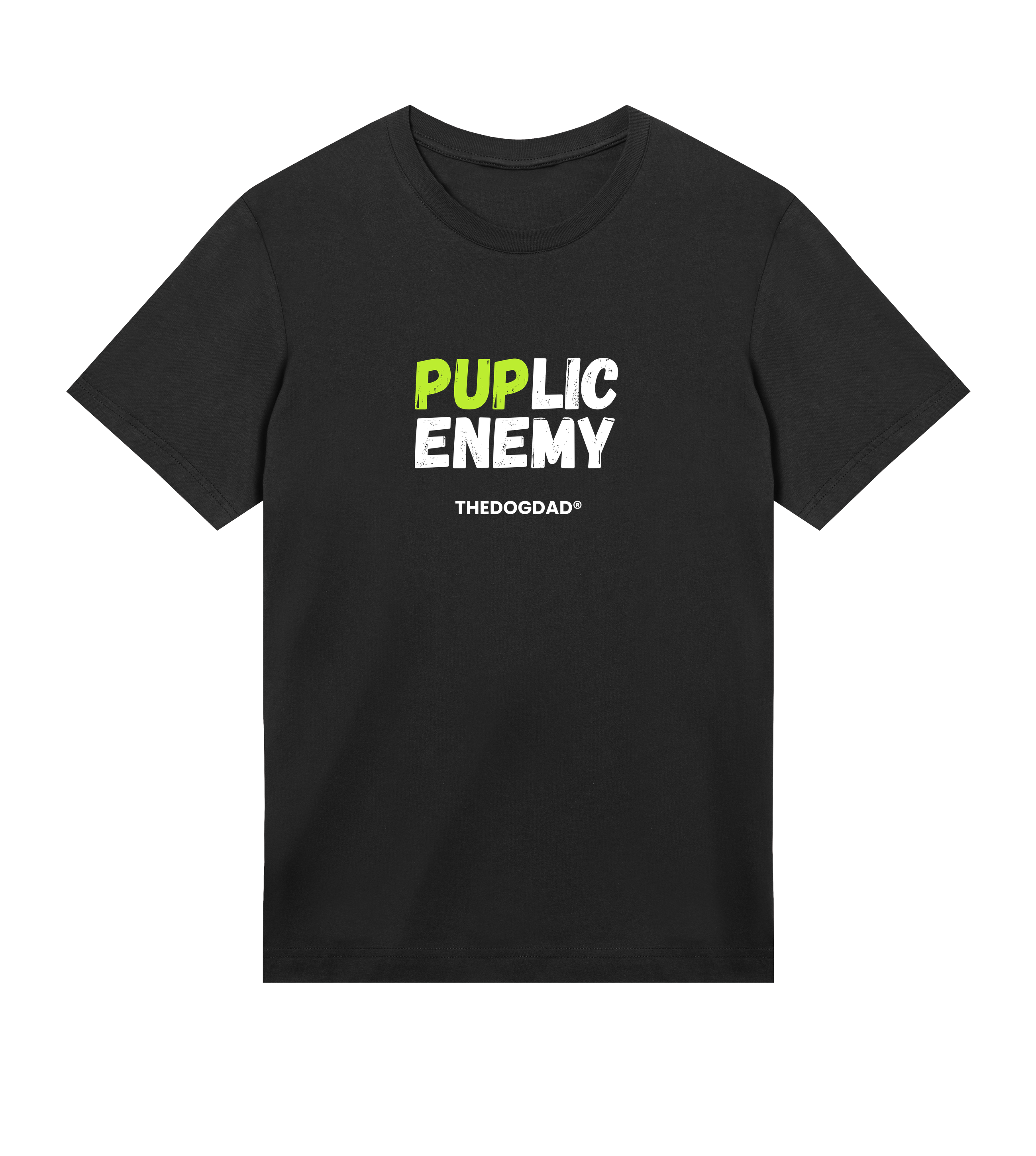 Puplic Enemy T-Shirt - Dog Dad t-shirt - THE DOG DAD - #color_black