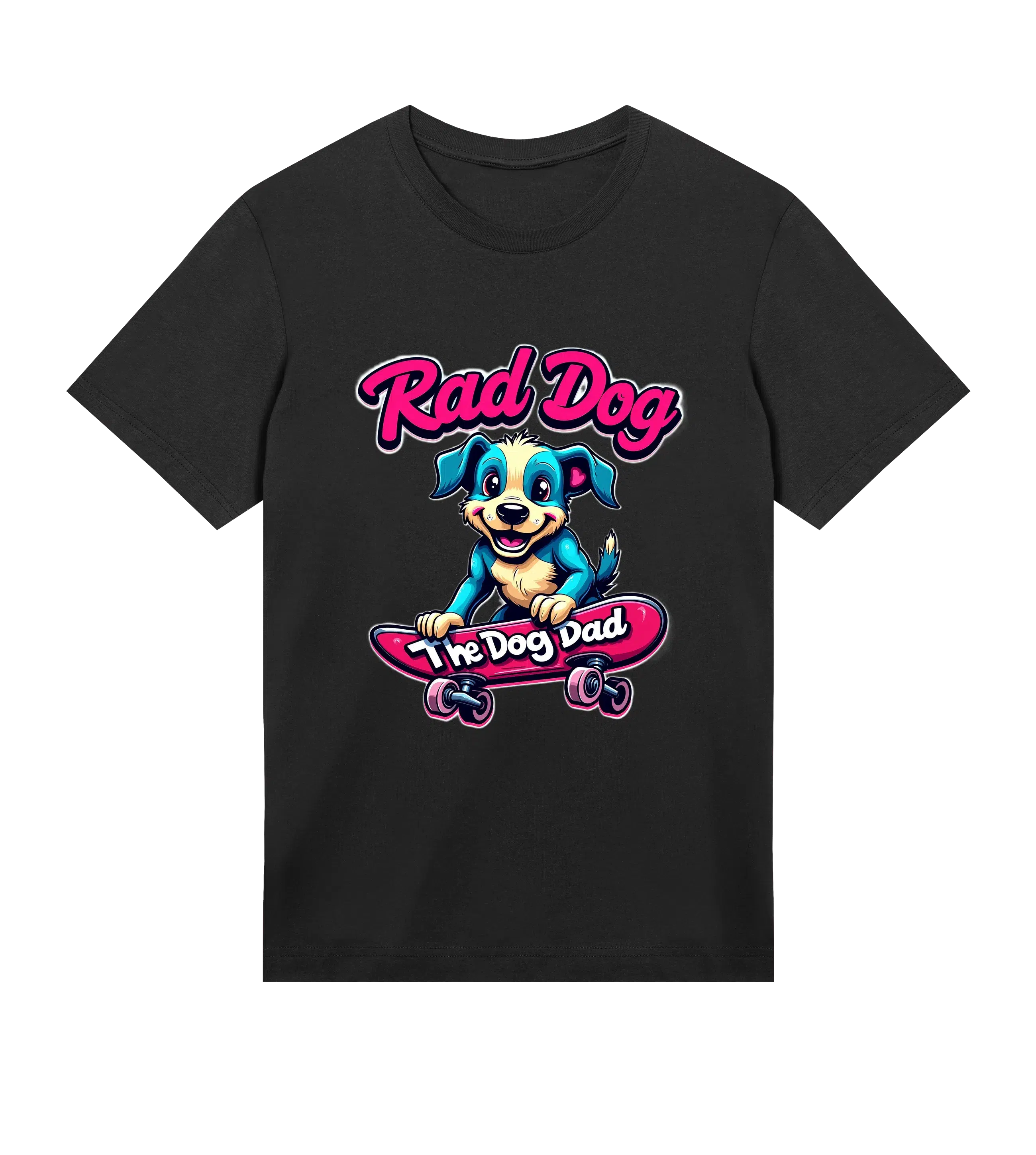 Rad Dog T-Shirt - Dog Dad t-shirt - THE DOG DAD - #color_black