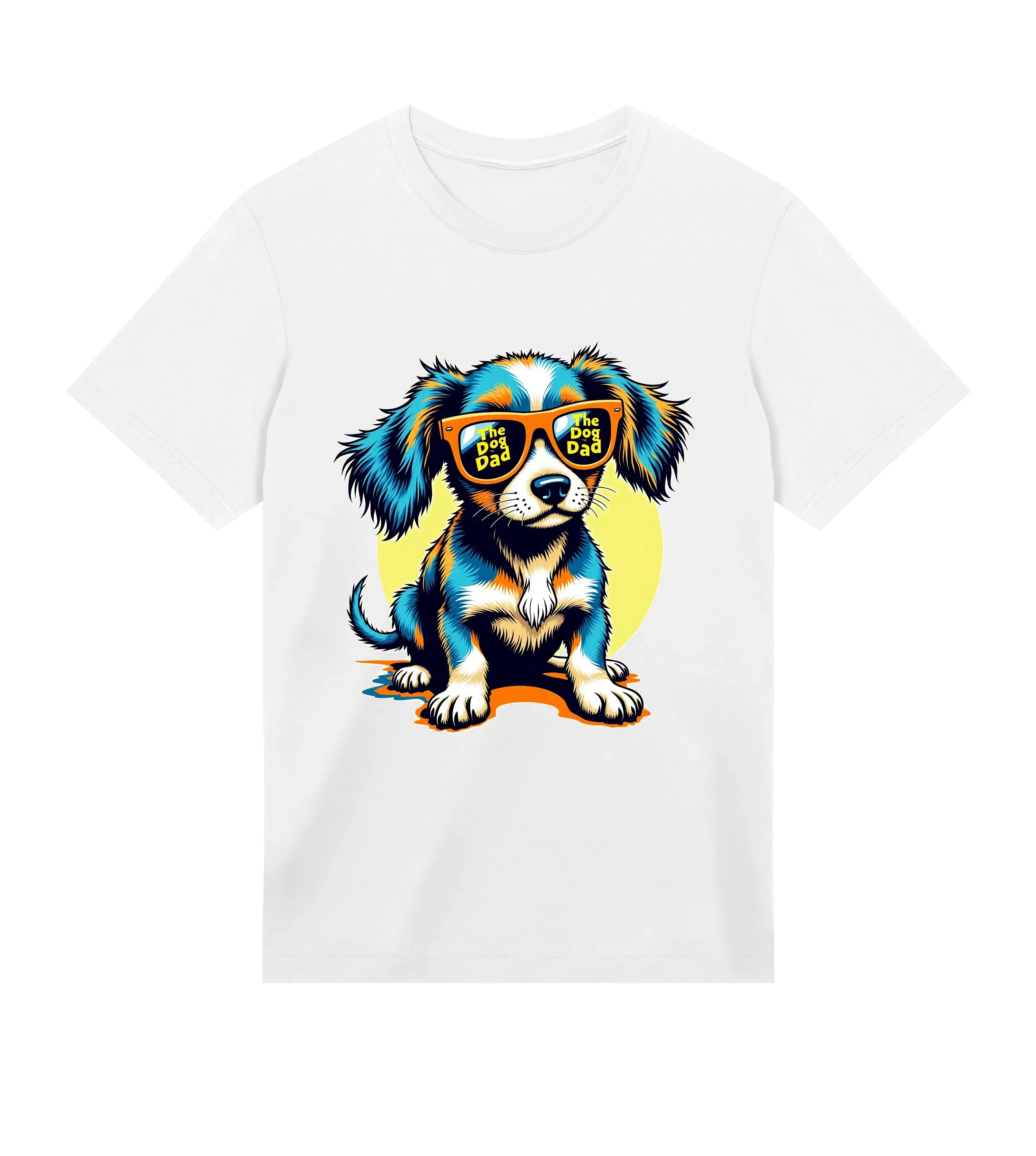 Retro Pup T-Shirt - Dog Dad t-shirt - THE DOG DAD - #color_white