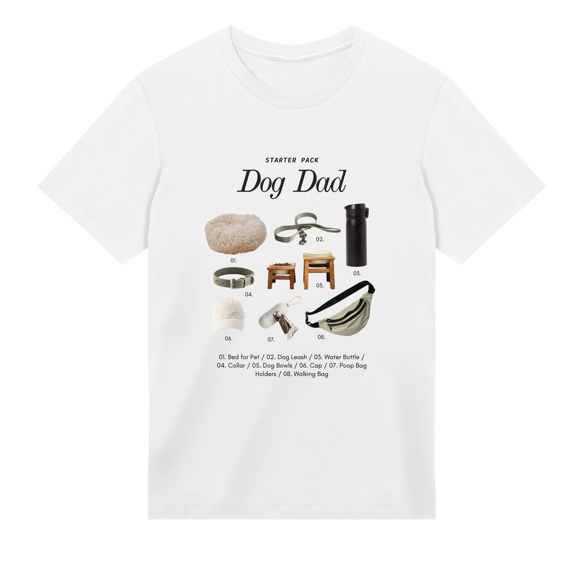 Dog Dad Starter Pack Tee