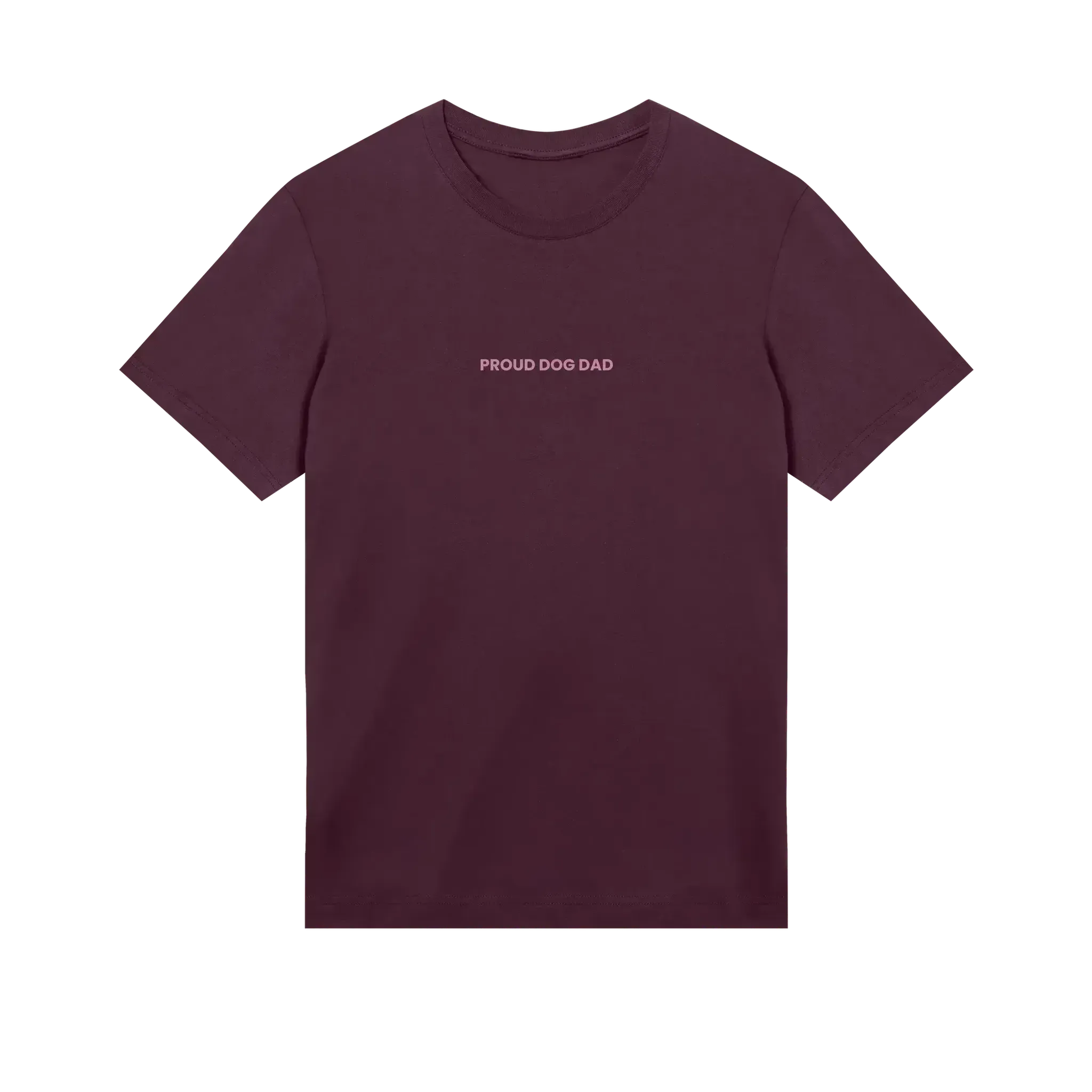The Dog Dad® Proud Dog Dad T-Shirt - Dog Dad t-shirt in #color_maroon