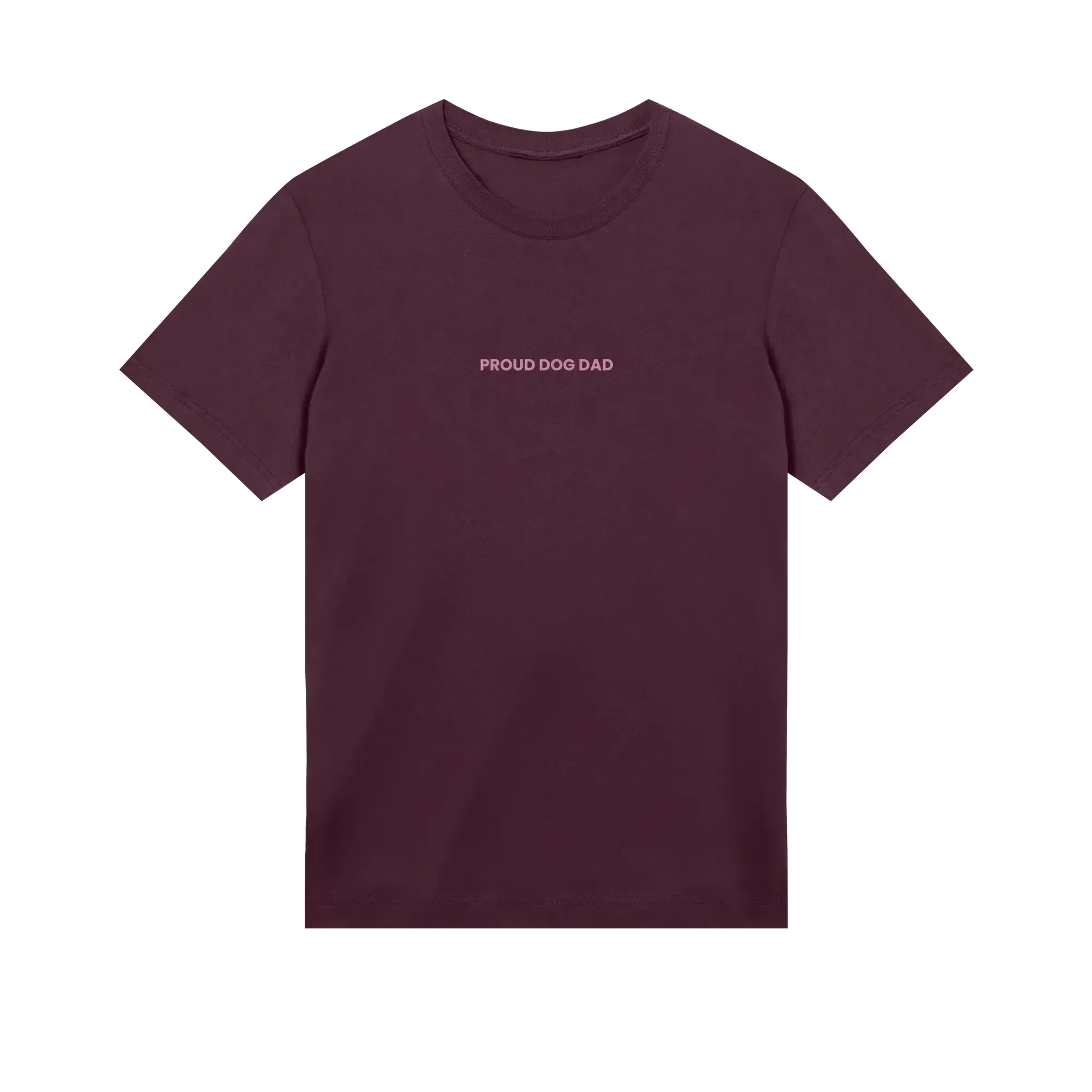 The Dog Dad® Proud Dog Dad T-Shirt - Dog Dad t-shirt in #color_maroon