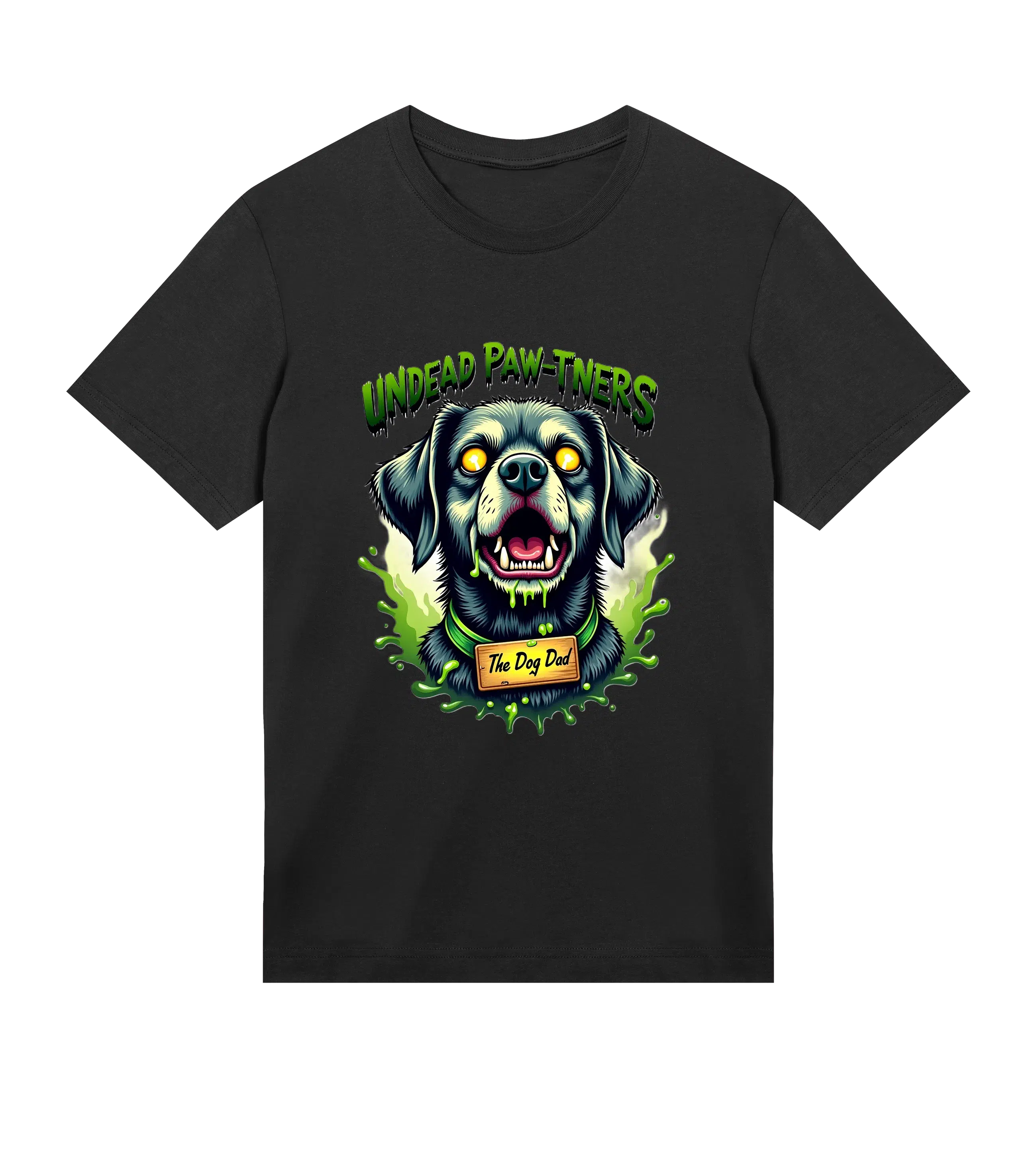 Undead Paw-tners T-Shirt - Dog Dad t-shirt - THE DOG DAD - #color_black