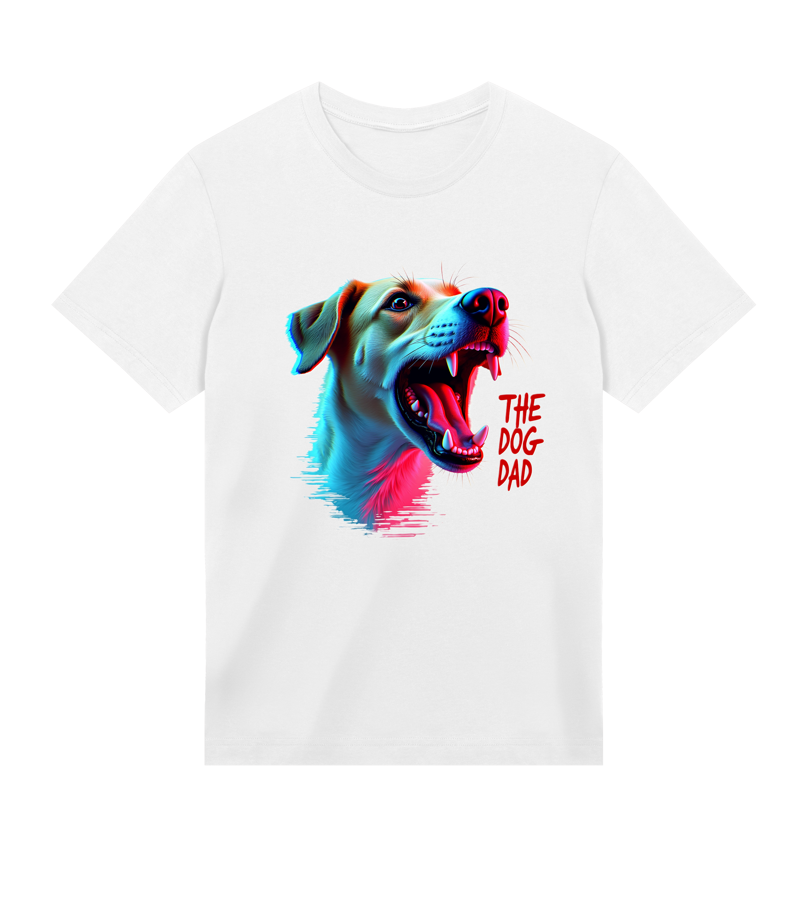 Distort T-Shirt - Dog Dad t-shirt - THE DOG DAD - #color_white