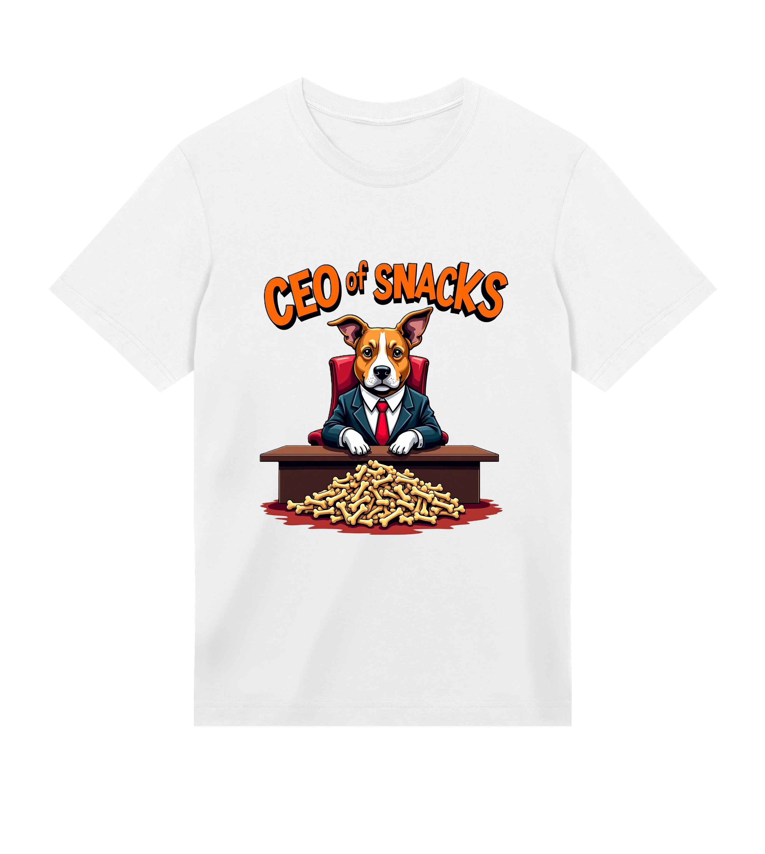 CEO T-Shirt - Dog Dad t-shirt - THE DOG DAD - #color_white