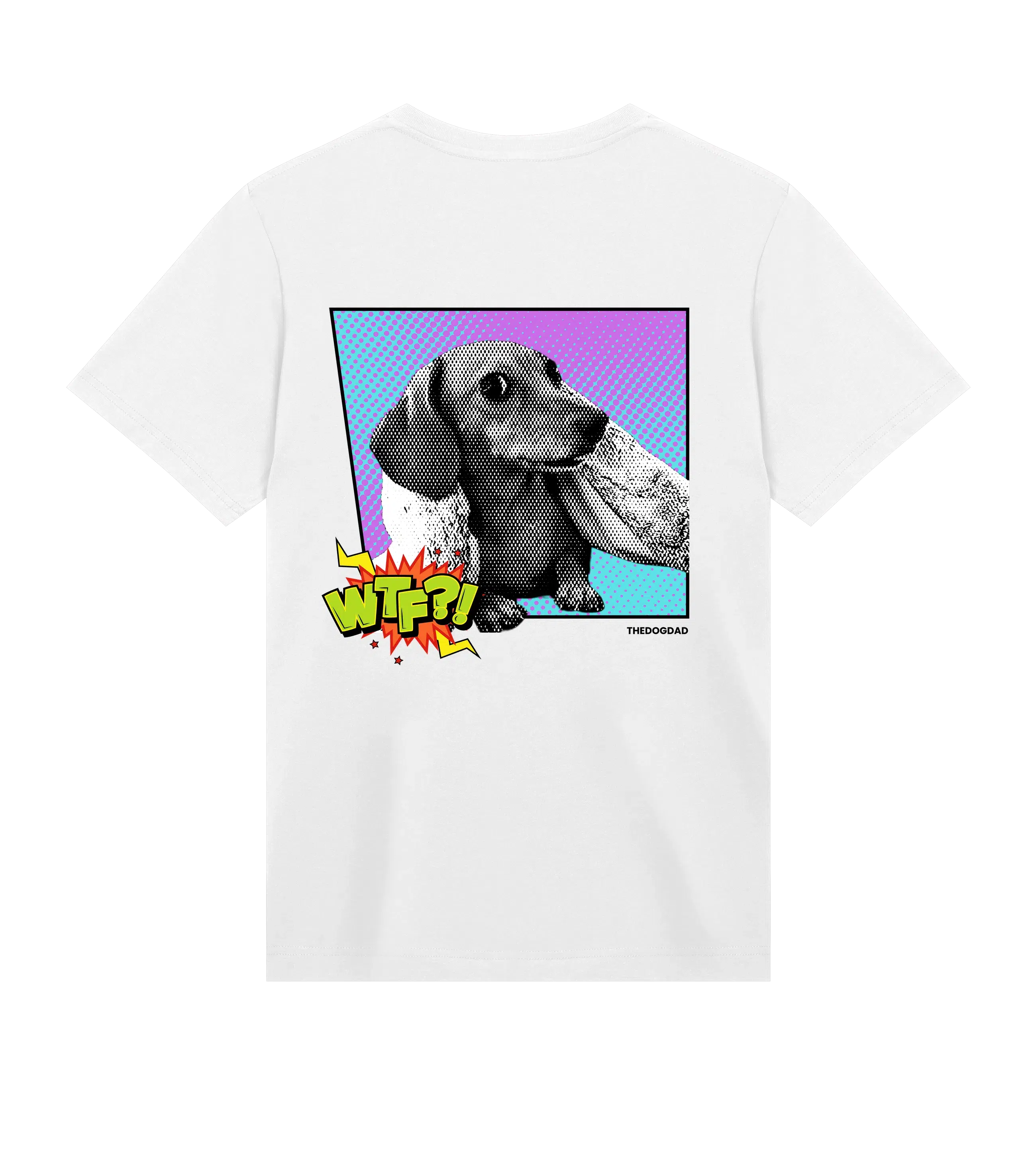 WTF T-Shirt - Dog Dad t-shirt - THE DOG DAD - #color_white