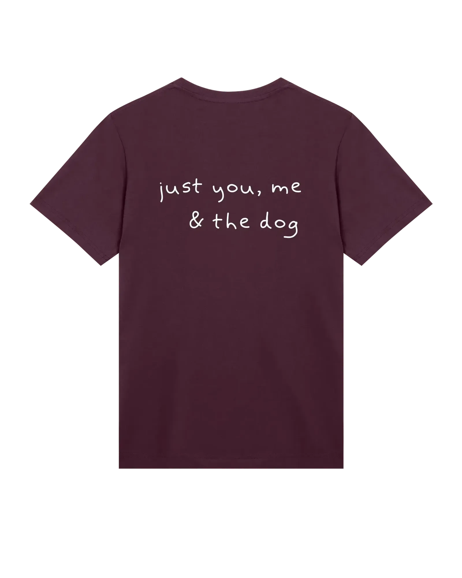 The Dog Dad® You, Me & The Dog T-Shirt - Men's t-shirt in #color_maroon